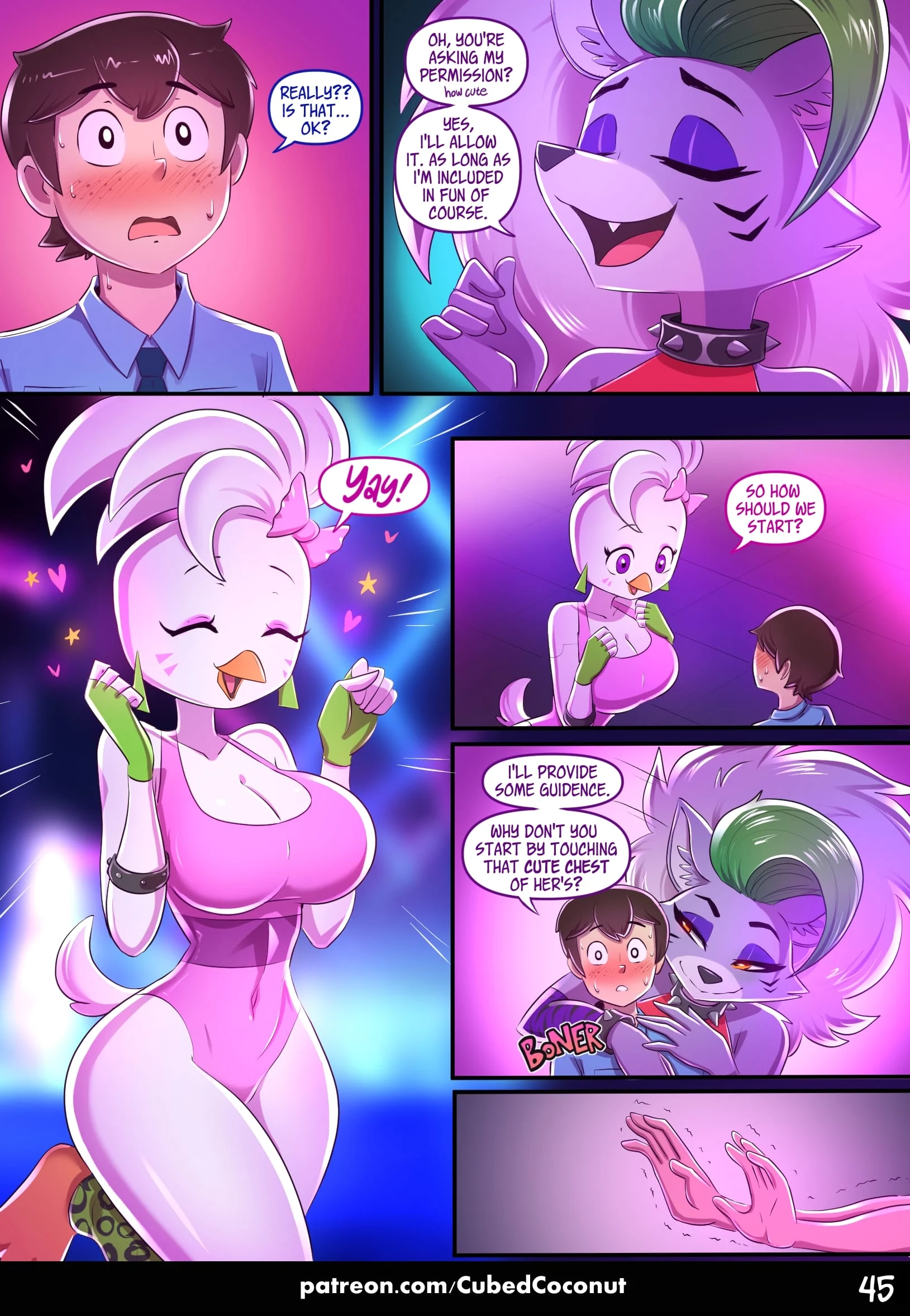 Roxy After Dark (Five Nights at Freddy’s) [CubedCoconut] 2 . Roxy After Dark - Chapter 2 (Five Nights at Freddy's) [CubedCoconut] – page 7