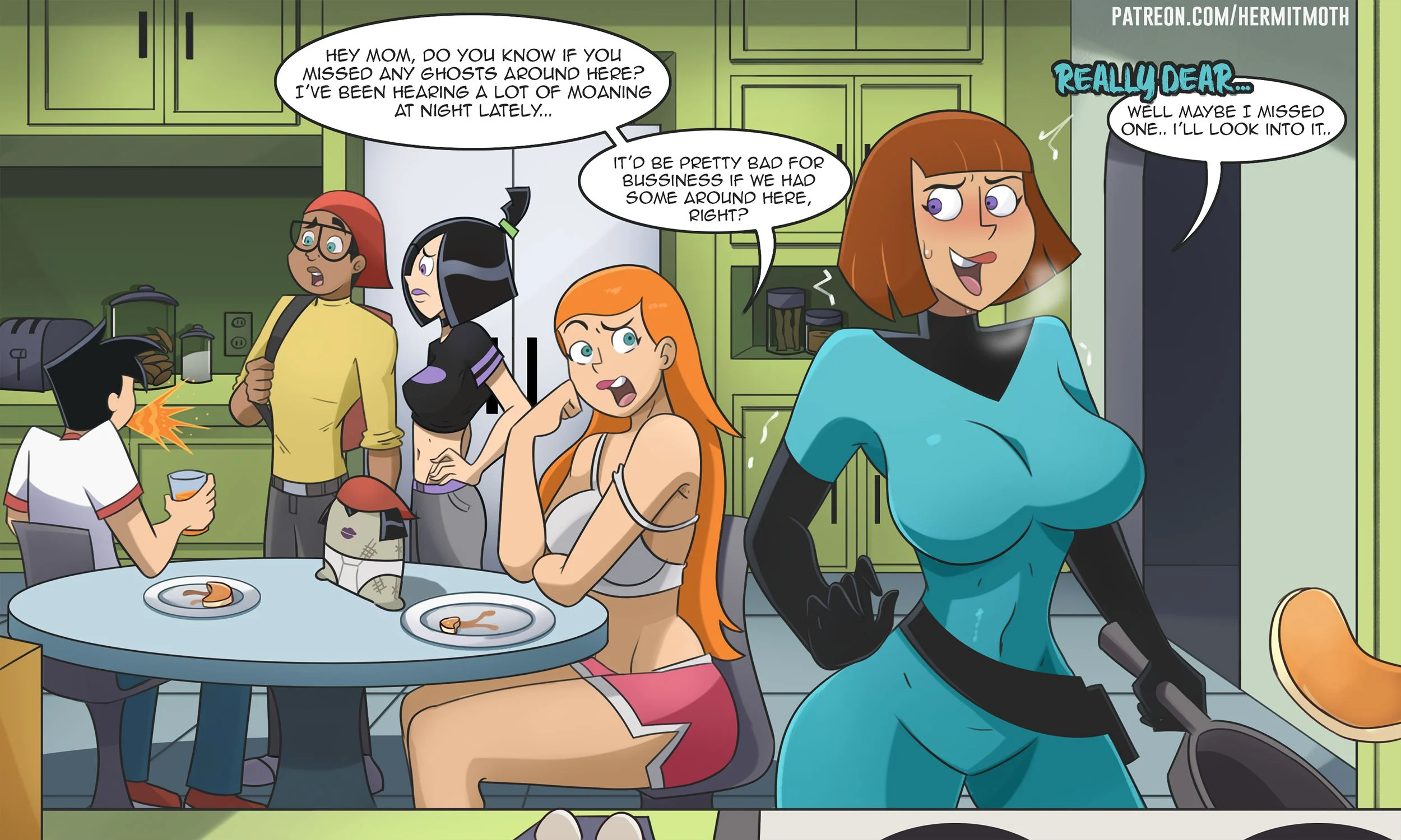 Haunted Moans – Madeline Fenton (Danny Phantom) [Hermit Moth] 1 . Haunted Moans - Madeline Fenton - Chapter 1 (Danny Phantom) [Hermit Moth] – page 4