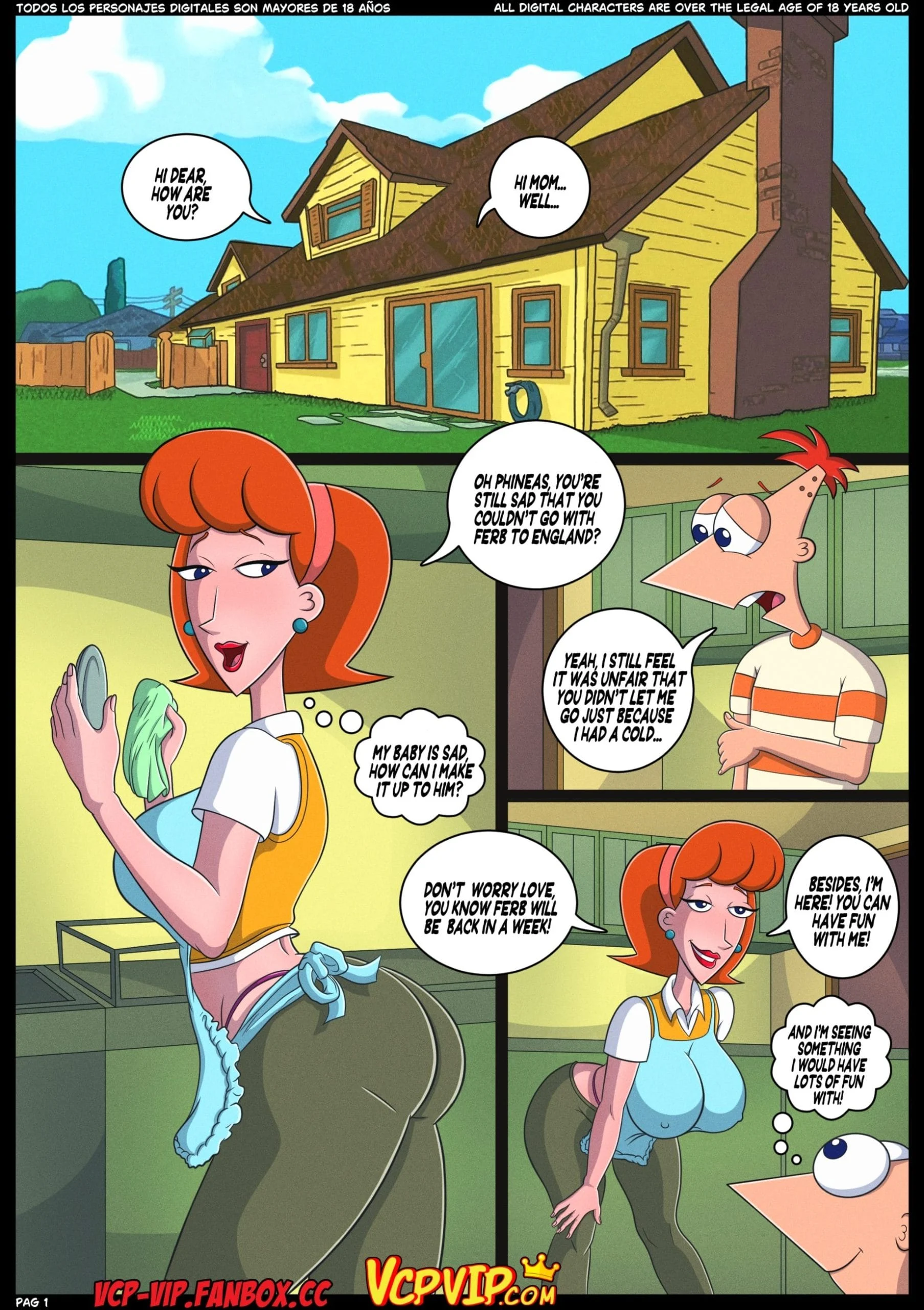 XXX-Ray Vision (Phineas and Ferb) [Majin King] 1 . XXX-Ray Vision - Chapter 1 (Phineas and Ferb) [Majin King] – page 2