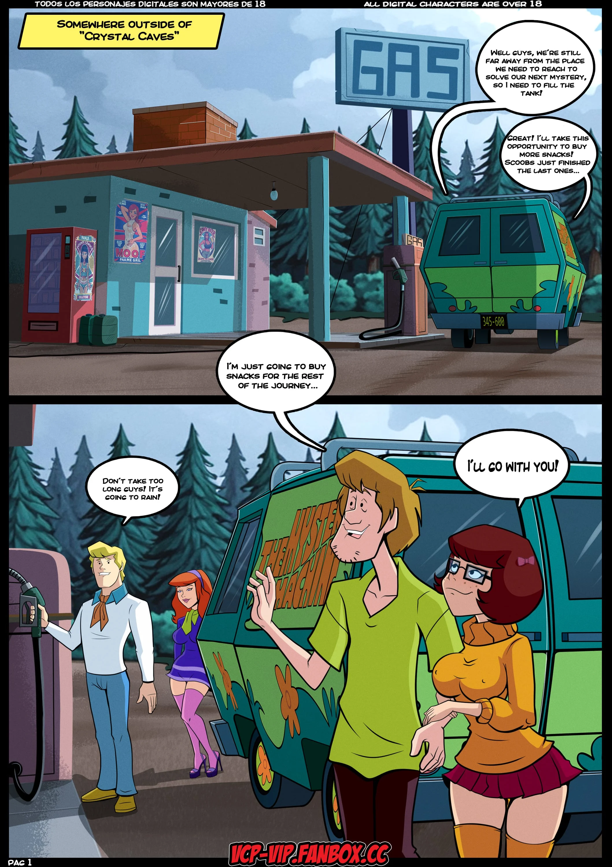Mystery.SX – Hot Storm (Scooby-Doo) [Croc] 1 . Mystery.SX - Hot Storm - Chapter 1 (Scooby-Doo) [Croc] – page 2