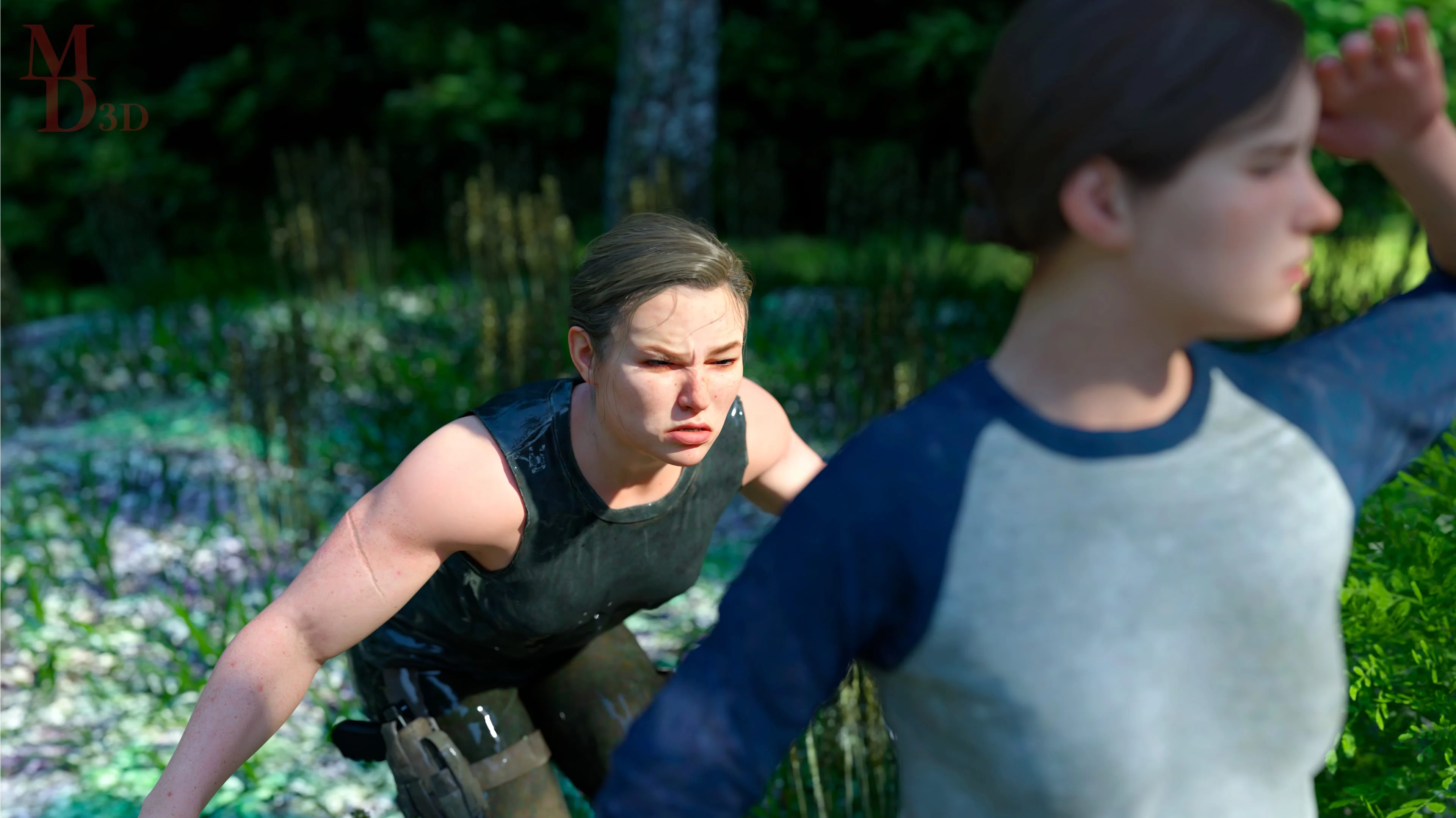 Abby and Ellie (The Last Of Us) [Magic Dragon 3D] 1 . Abby and Ellie - Chapter 1 (The Last Of Us) [Magic Dragon 3D] – page 3