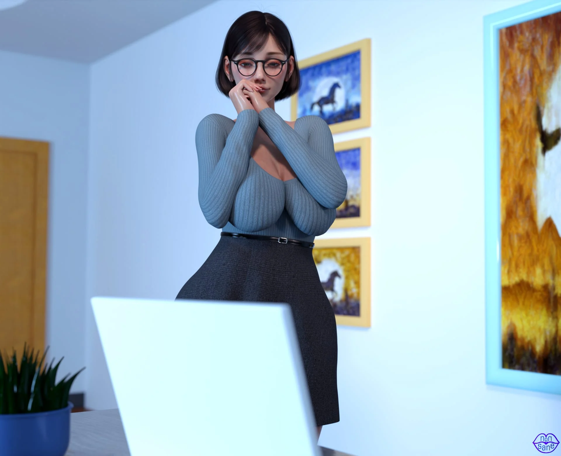 Adicktion Therapy [Nonsane] 1.5 . Adicktion Therapy - Un-Model Behavior - Textless - Chapter 1 [Nonsane] – page 49
