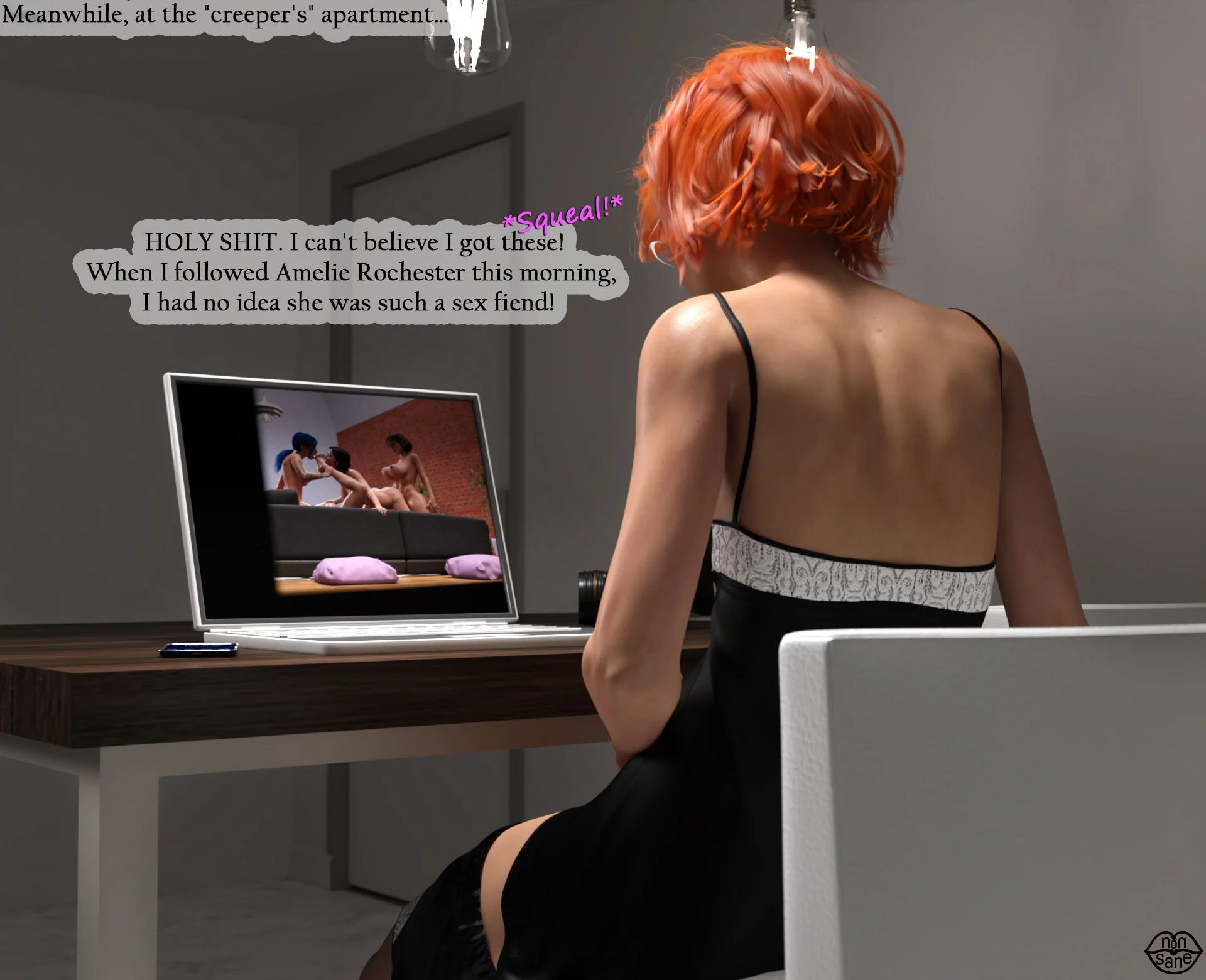 Adicktion Therapy [Nonsane] 4 . Adicktion Therapy Season 2.3 - The Thot Got Caught - [Nonsane] – page 8