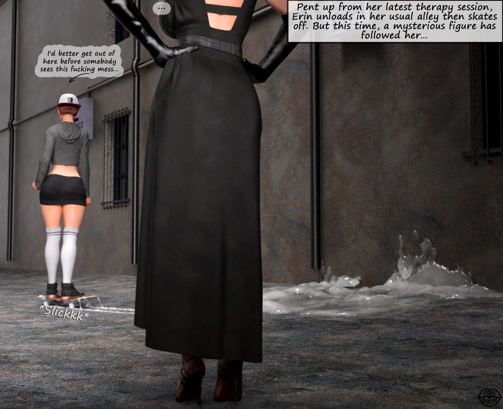 Adicktion Therapy [Nonsane] 6 . Adicktion Therapy Season 3.6 - The Thot Got Gothed - [Nonsane] – page 1