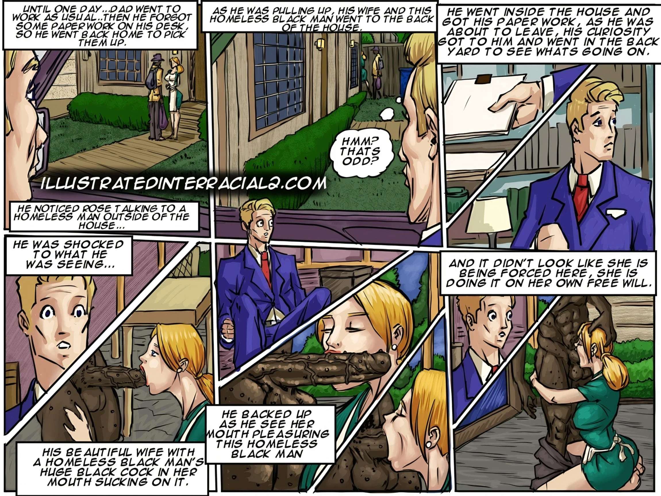 Unexpected Lovers [IllustratedInterracial] 1 . Unexpected Lovers - Chapter 1 [IllustratedInterracial] – page 38