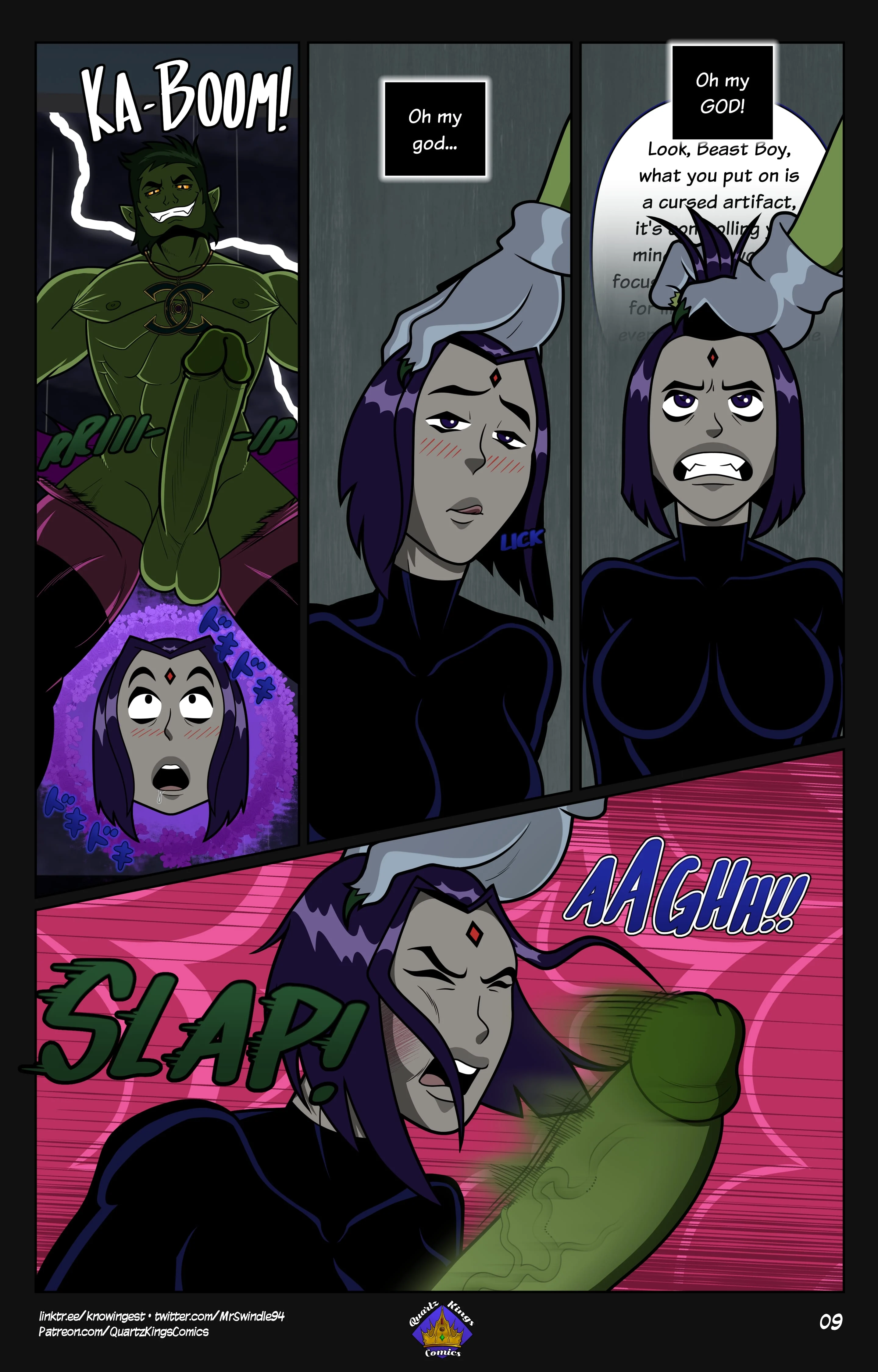 Primal Urges (Teen Titans) [Quartz Kings Comics] 1 . Primal Urges - Chapter 1 (Teen Titans) [Quartz Kings Comics] – page 10