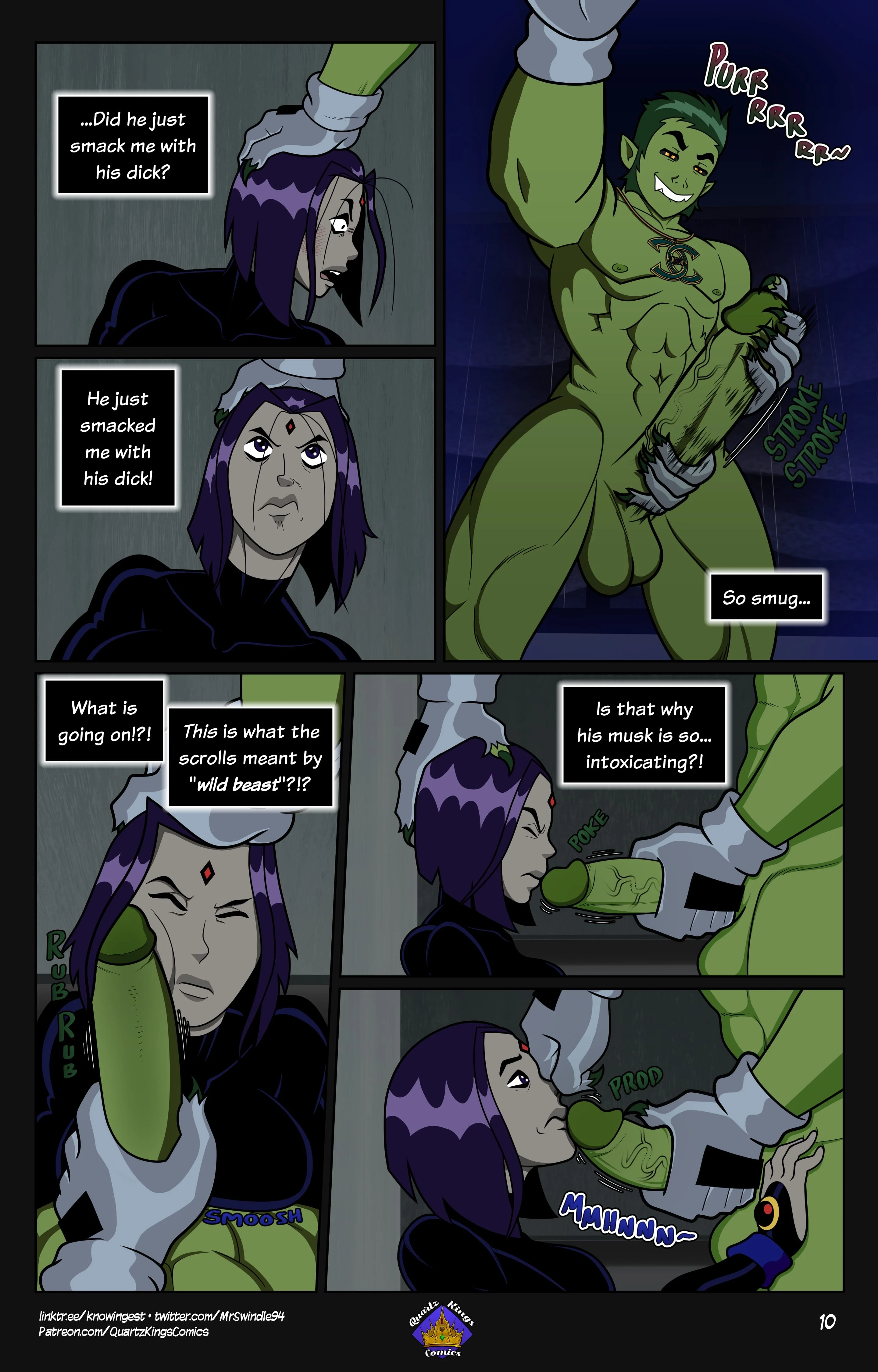 Primal Urges (Teen Titans) [Quartz Kings Comics] 1 . Primal Urges - Chapter 1 (Teen Titans) [Quartz Kings Comics] – page 11