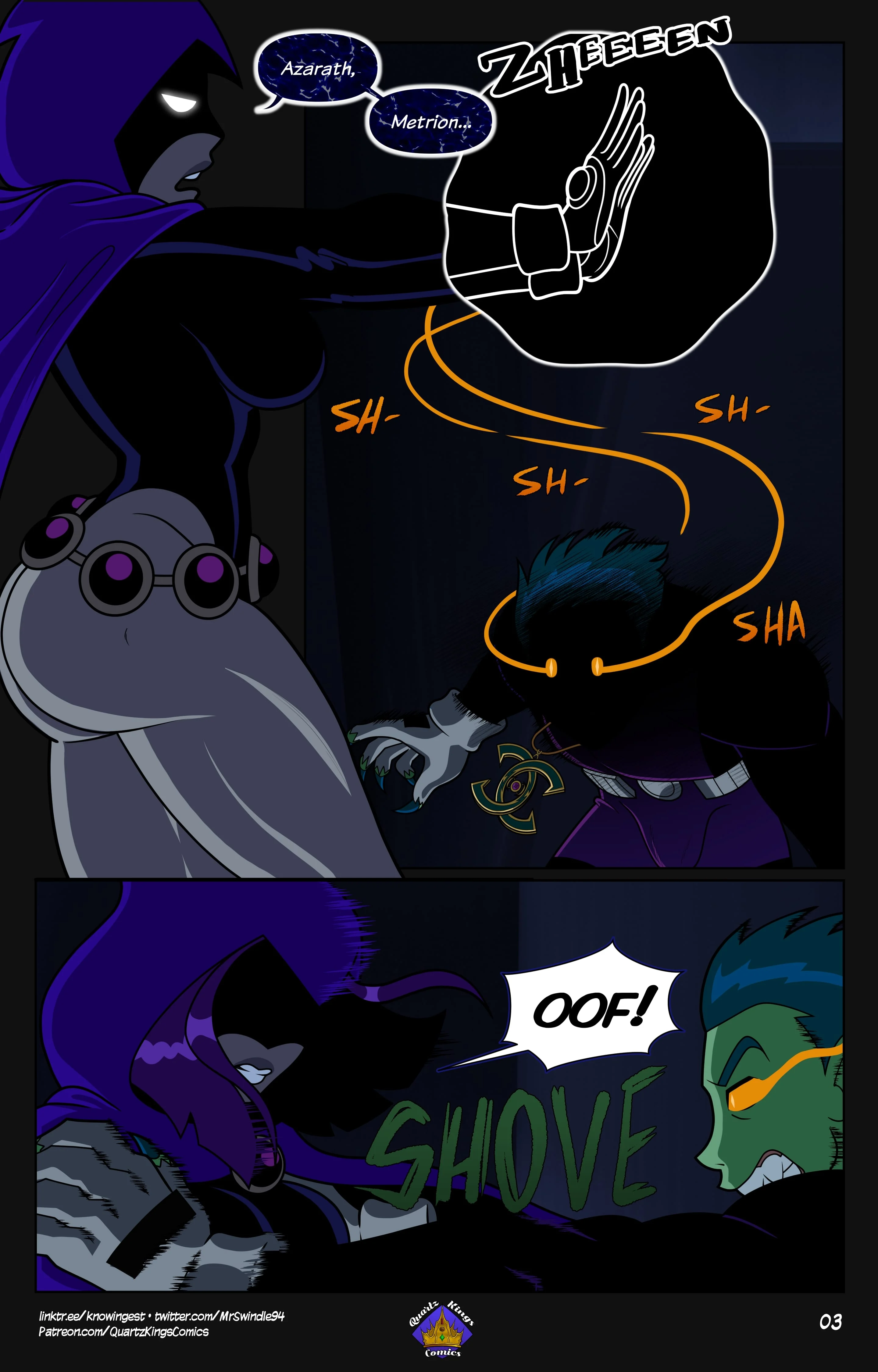 Primal Urges (Teen Titans) [Quartz Kings Comics] 1 . Primal Urges - Chapter 1 (Teen Titans) [Quartz Kings Comics] – page 4