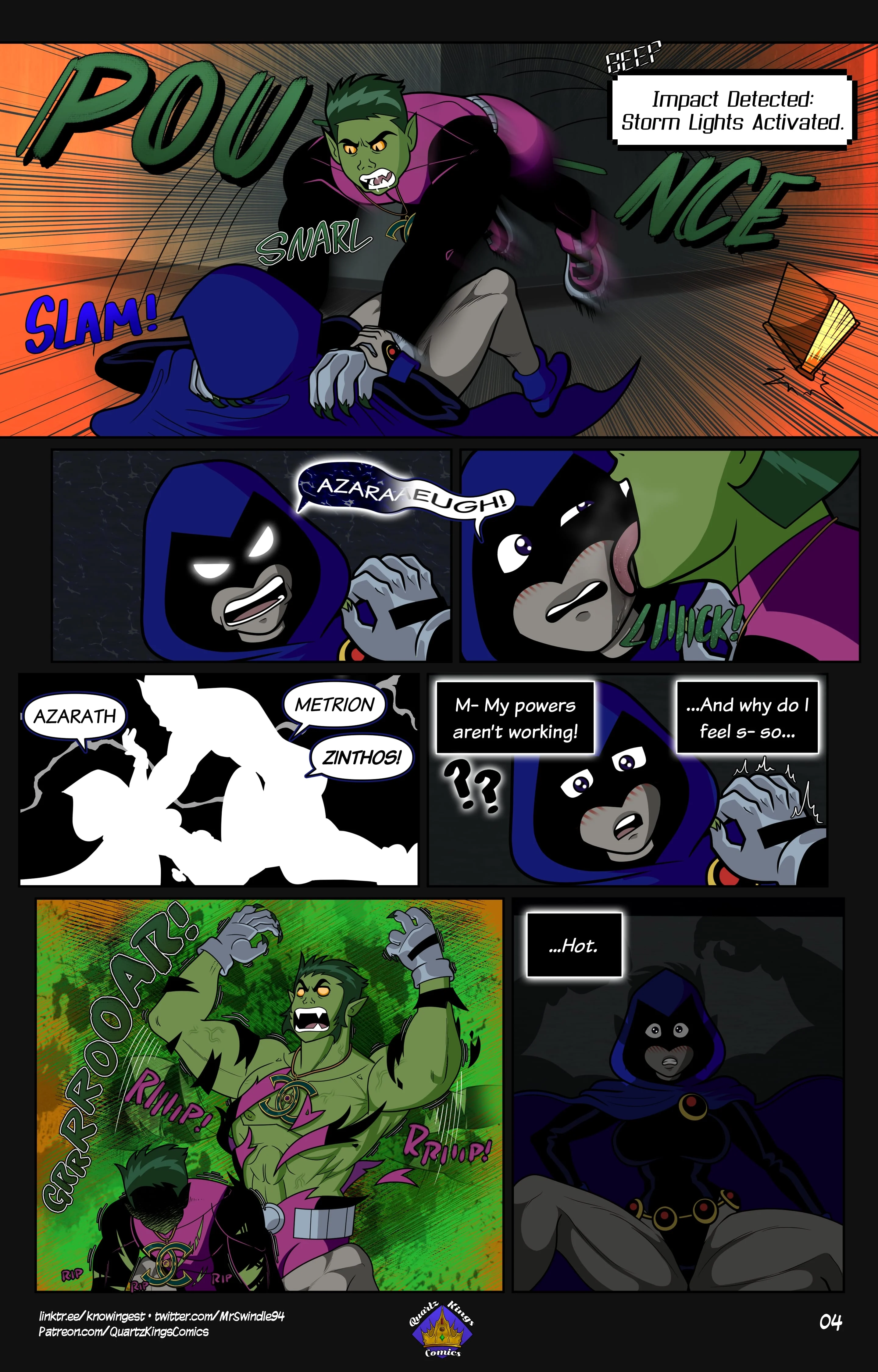Primal Urges (Teen Titans) [Quartz Kings Comics] 1 . Primal Urges - Chapter 1 (Teen Titans) [Quartz Kings Comics] – page 5
