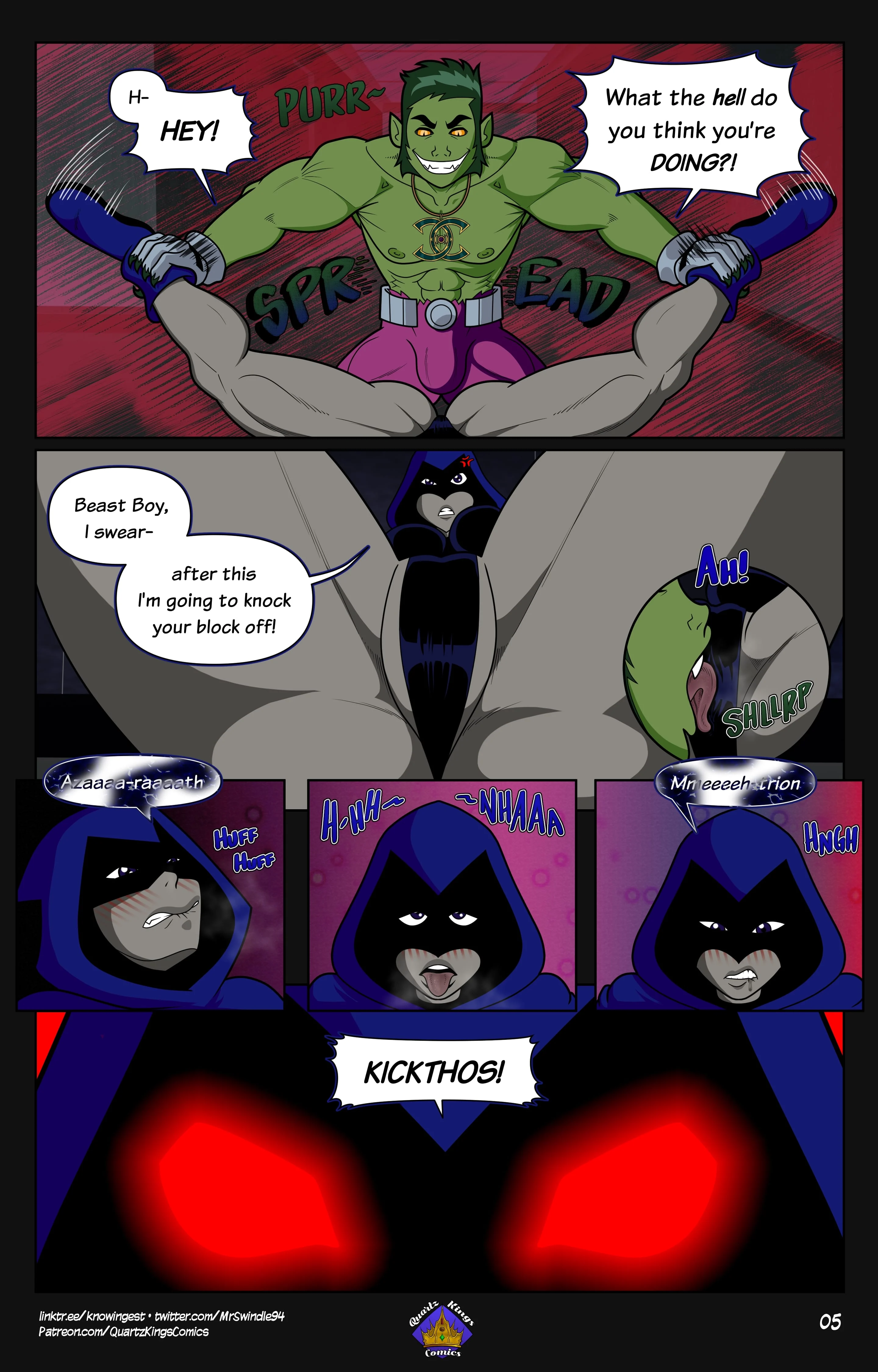 Primal Urges (Teen Titans) [Quartz Kings Comics] 1 . Primal Urges - Chapter 1 (Teen Titans) [Quartz Kings Comics] – page 6