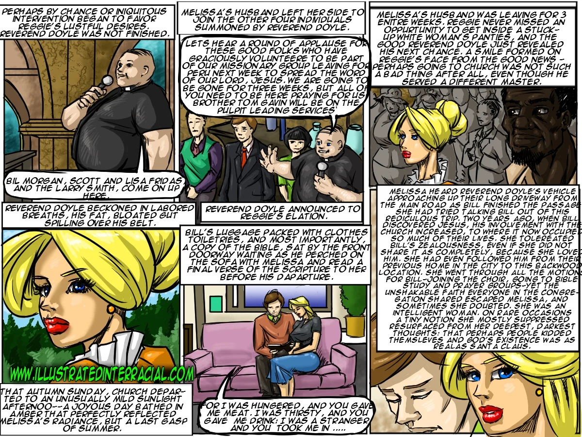 The New Parishioner [IllustratedInterracial] 1 . The New Parishioner - Chapter 1 [IllustratedInterracial] – page 4