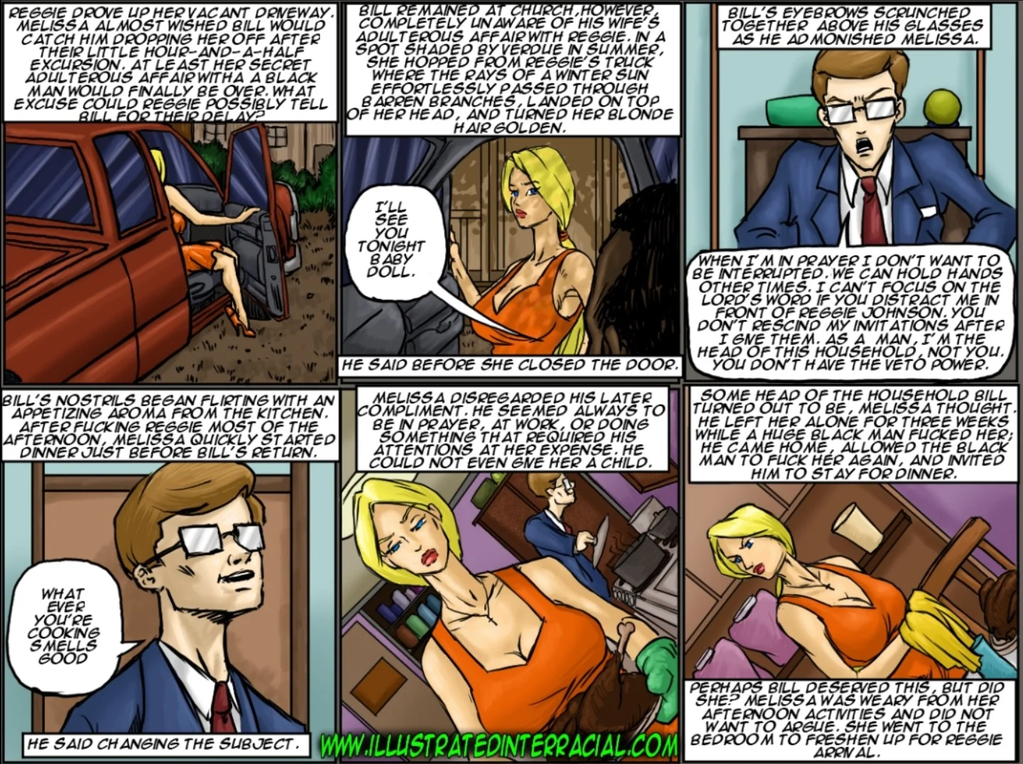 The New Parishioner [IllustratedInterracial] 1 . The New Parishioner - Chapter 1 [IllustratedInterracial] – page 85