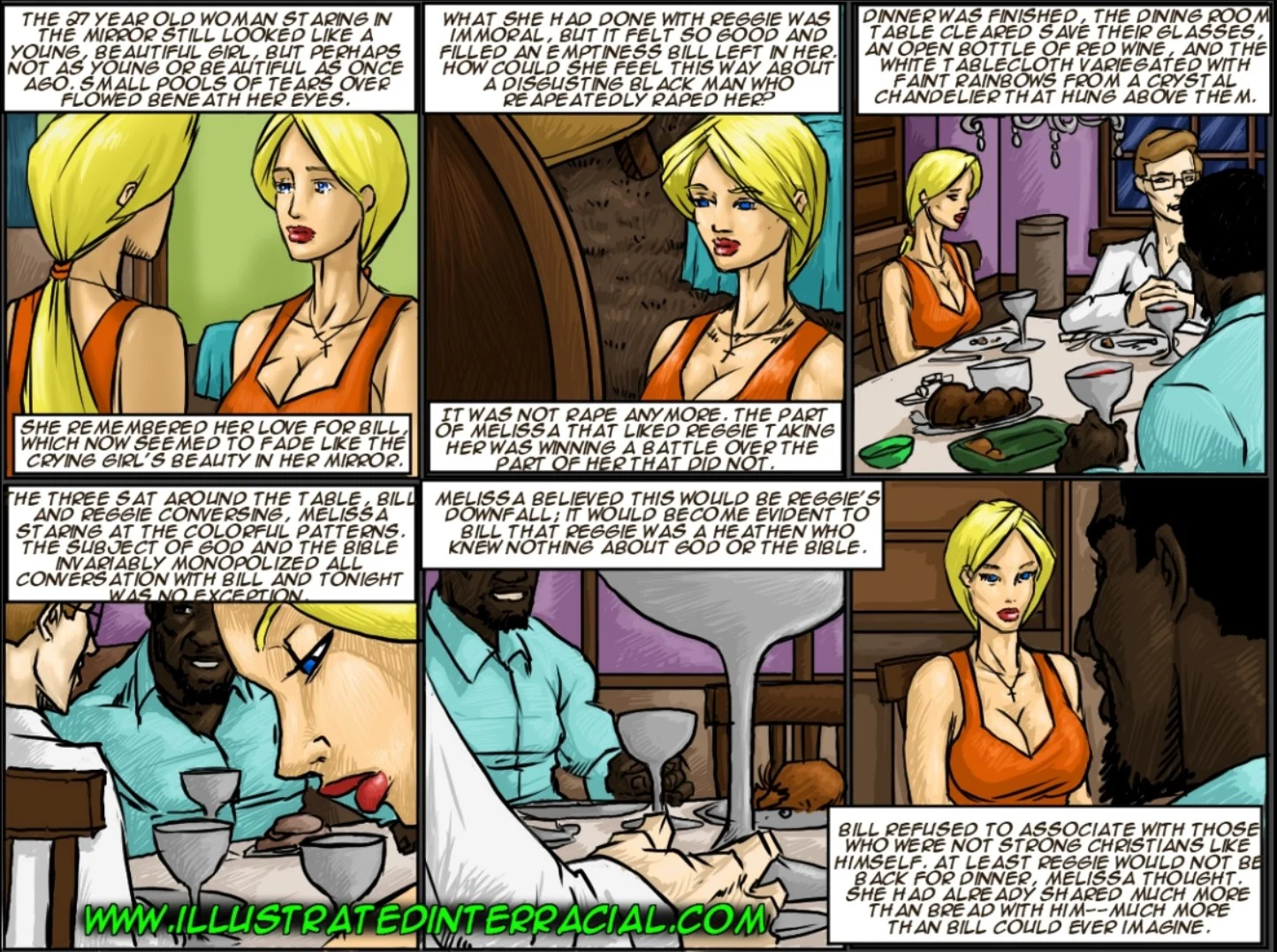 The New Parishioner [IllustratedInterracial] 1 . The New Parishioner - Chapter 1 [IllustratedInterracial] – page 86