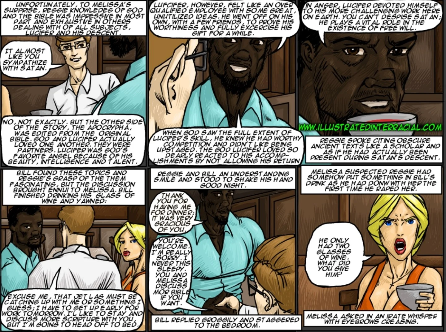 The New Parishioner [IllustratedInterracial] 1 . The New Parishioner - Chapter 1 [IllustratedInterracial] – page 87