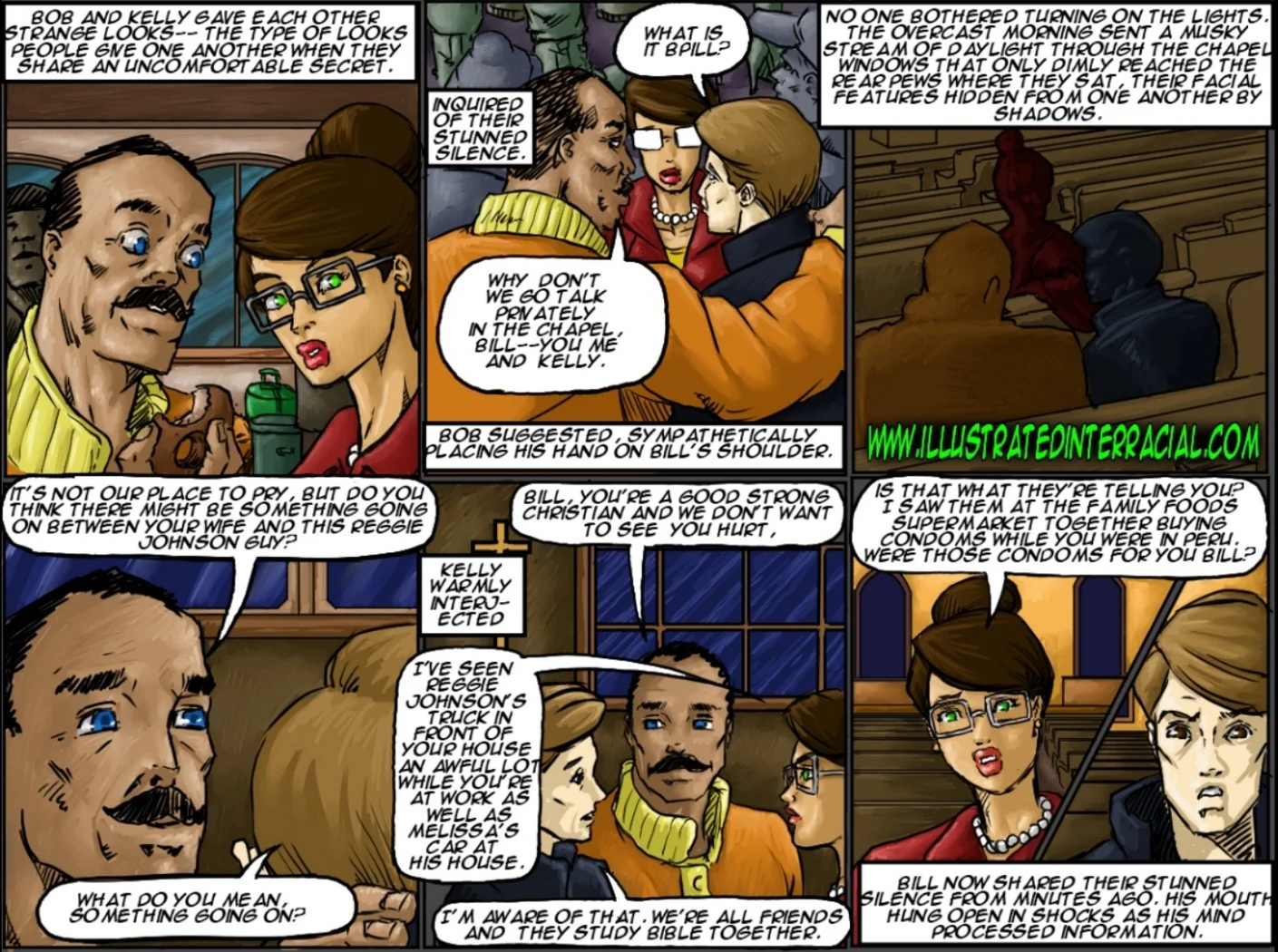The New Parishioner [IllustratedInterracial] 1 . The New Parishioner - Chapter 1 [IllustratedInterracial] – page 99