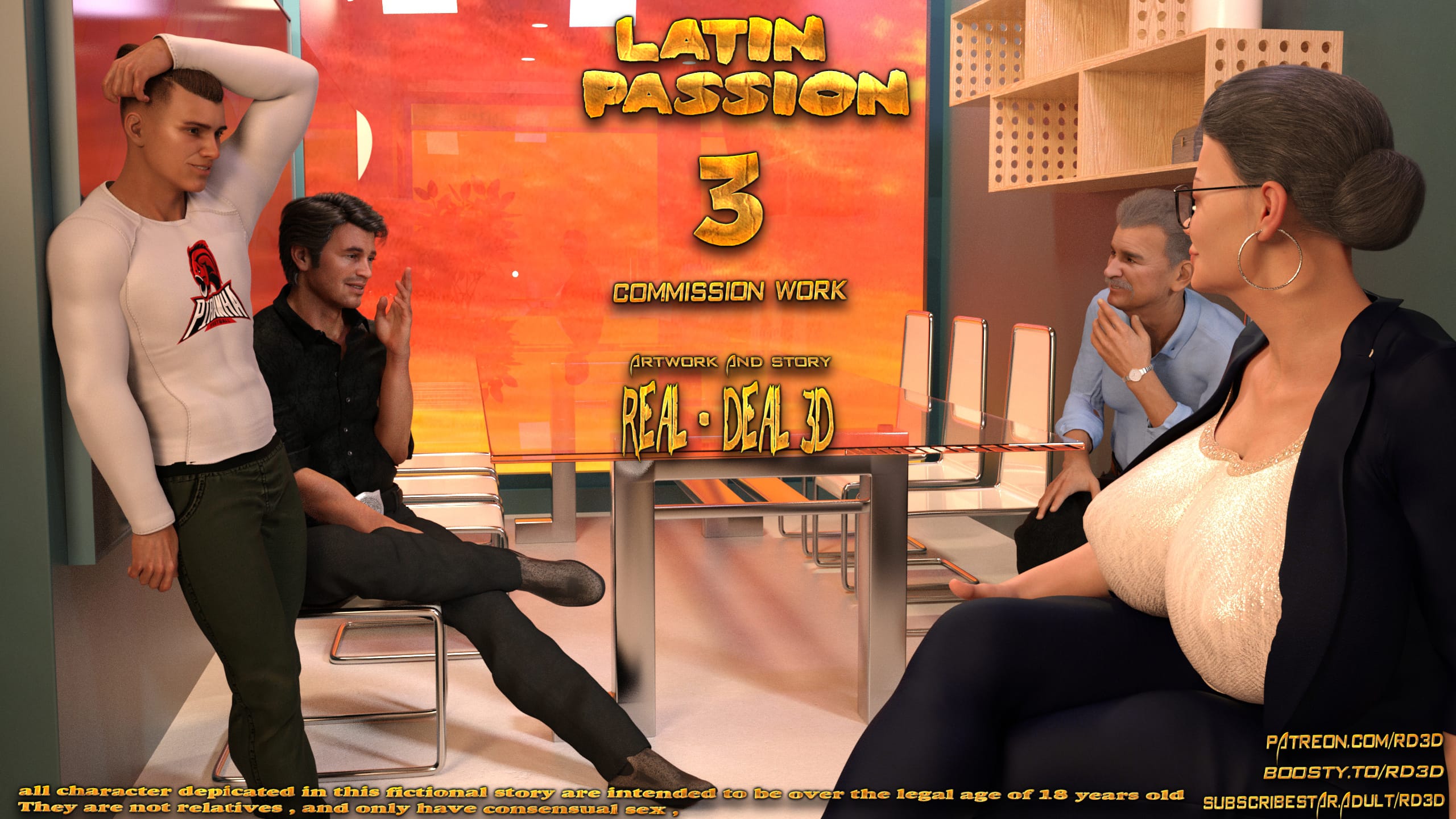 Latin Passion [Real-Deal 3D] 3.5 . Latin Passion - Textless - Chapter 3 [Real-Deal 3D] – page 1