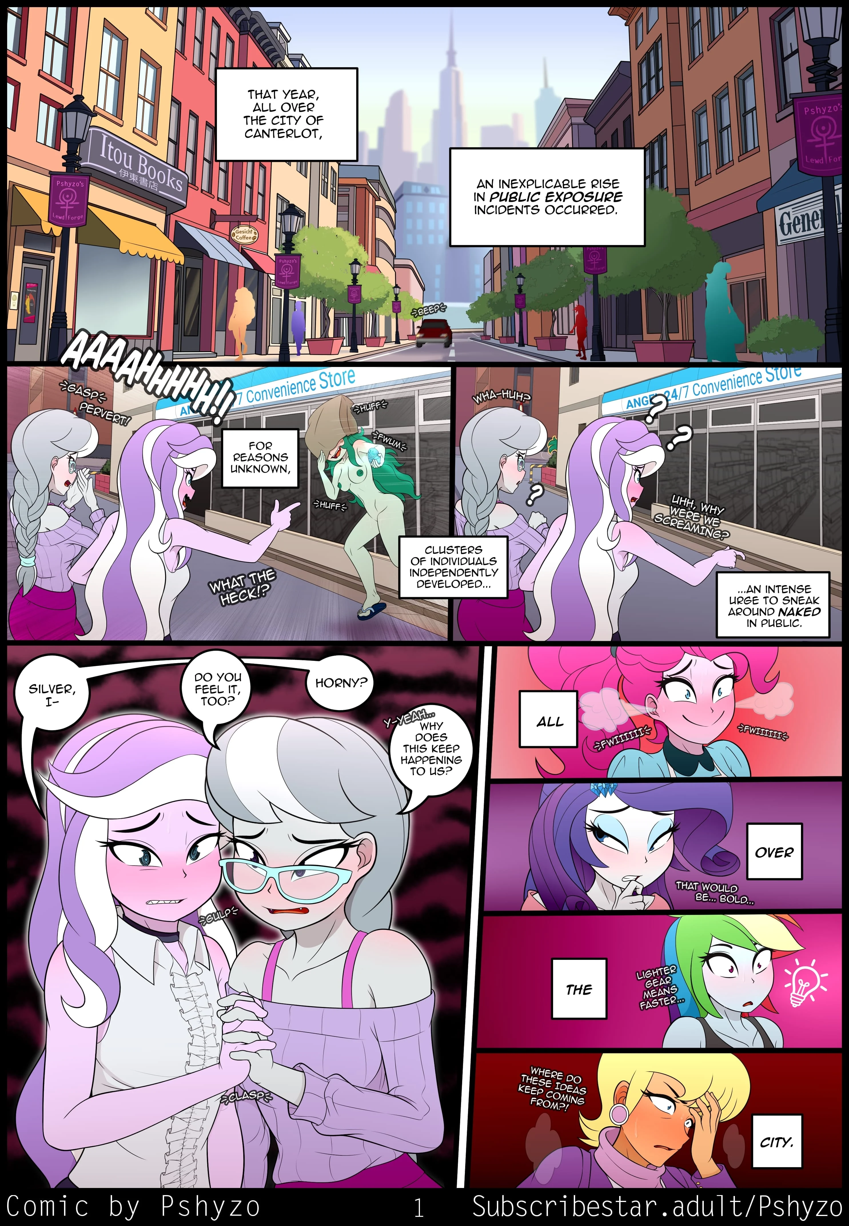 Prurient Synchronicity (My Little Pony – Equestria Girls) [Pshyzo] 1 . Prurient Synchronicity - Chapter 1 (My Little Pony - Equestria Girls) [Pshyzo] – page 1