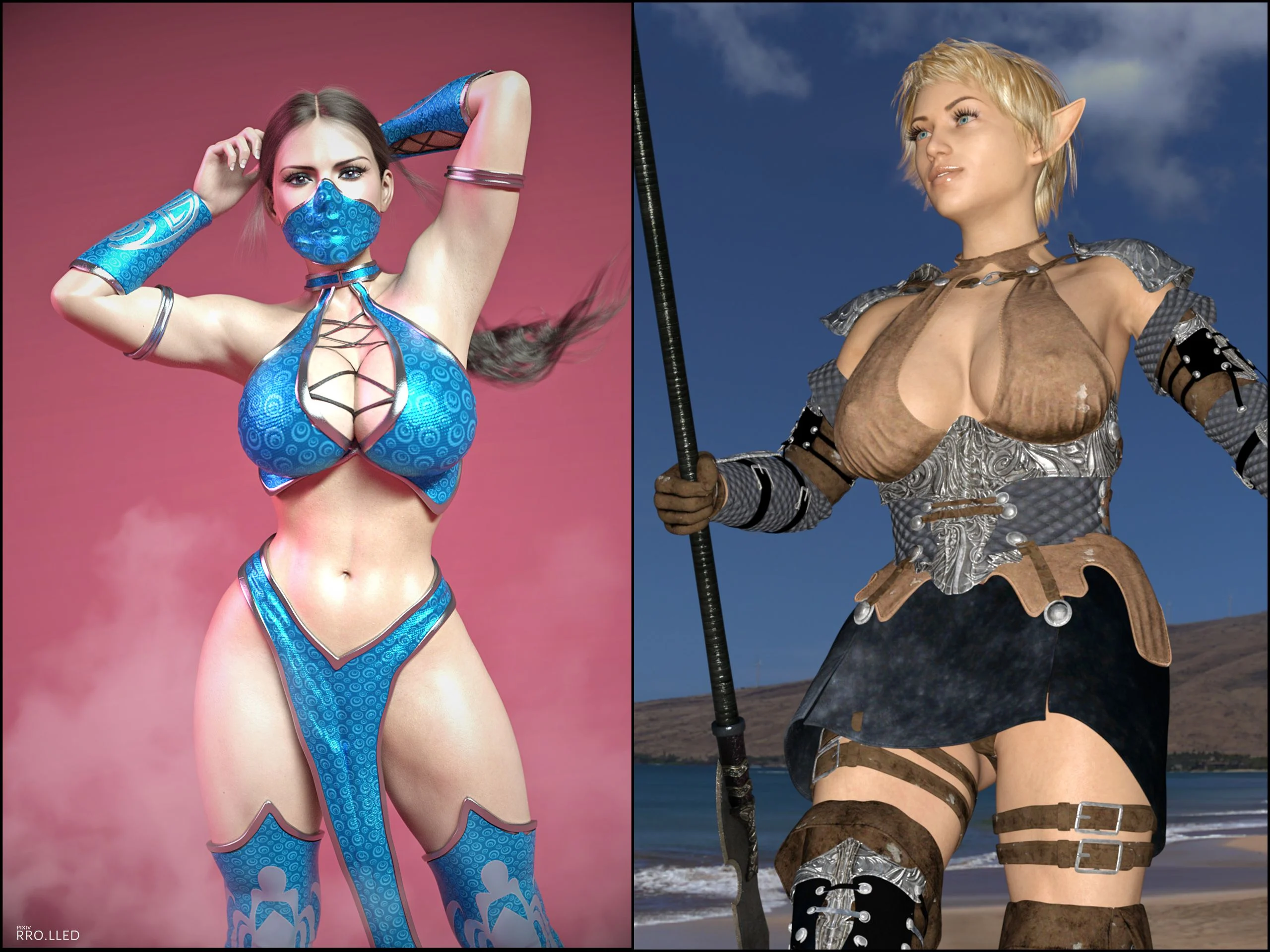 Misc Sets [Rro.lled] Mortal Kombat _ Kitana - Cosplay – page 5