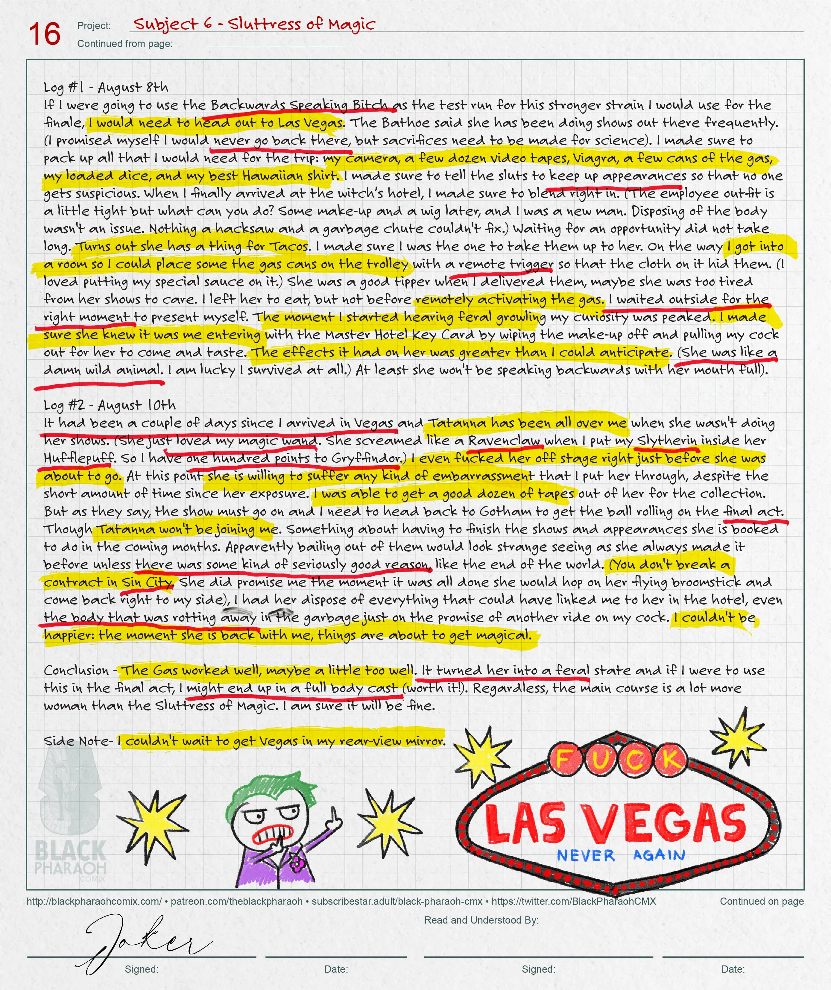 Pages of Mad Obsession [The Black Pharaoh] 1 . Pages of Mad Obsession - Chapter 1 [The Black Pharaoh] – page 18