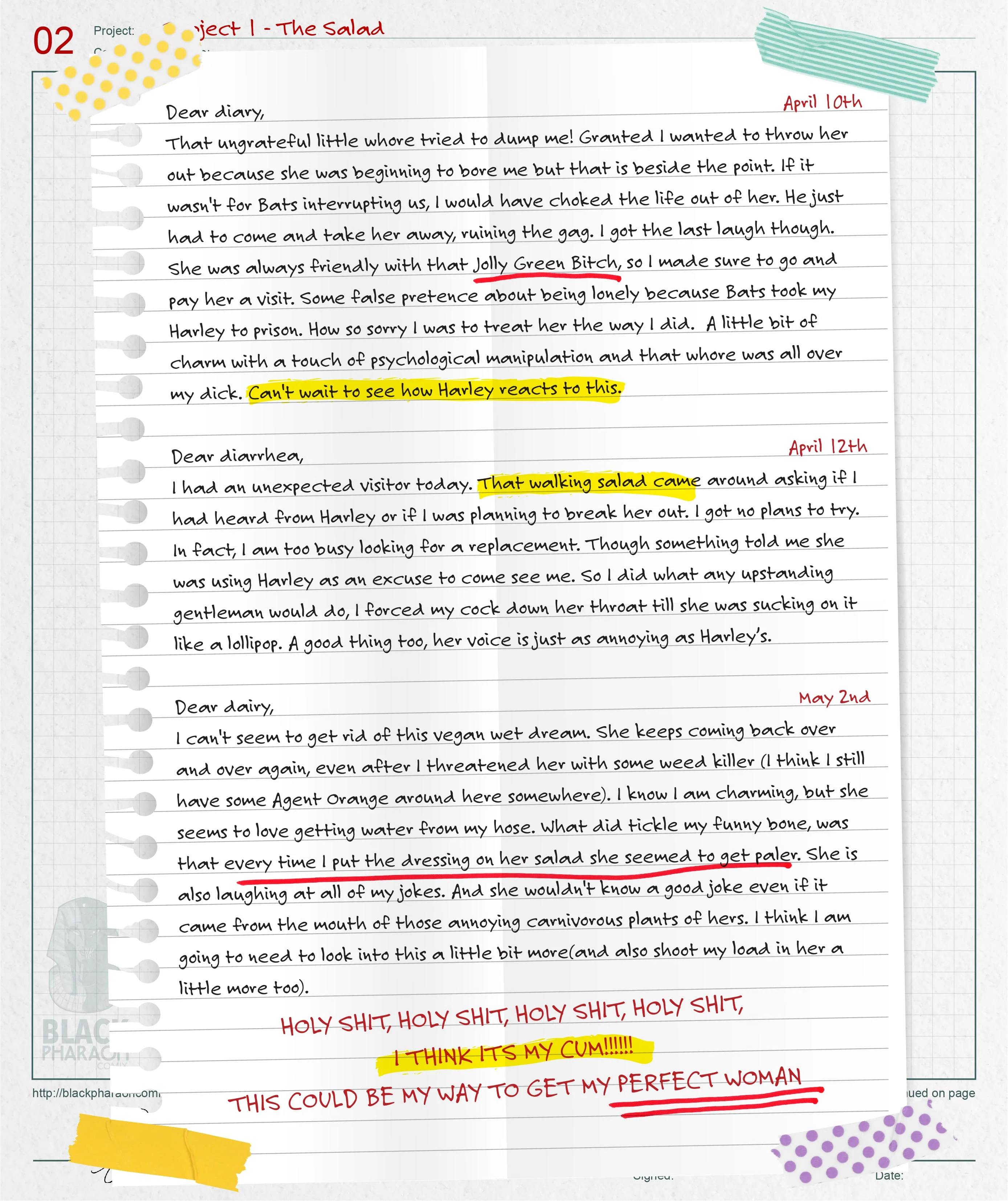 Pages of Mad Obsession [The Black Pharaoh] 1 . Pages of Mad Obsession - Chapter 1 [The Black Pharaoh] – page 4