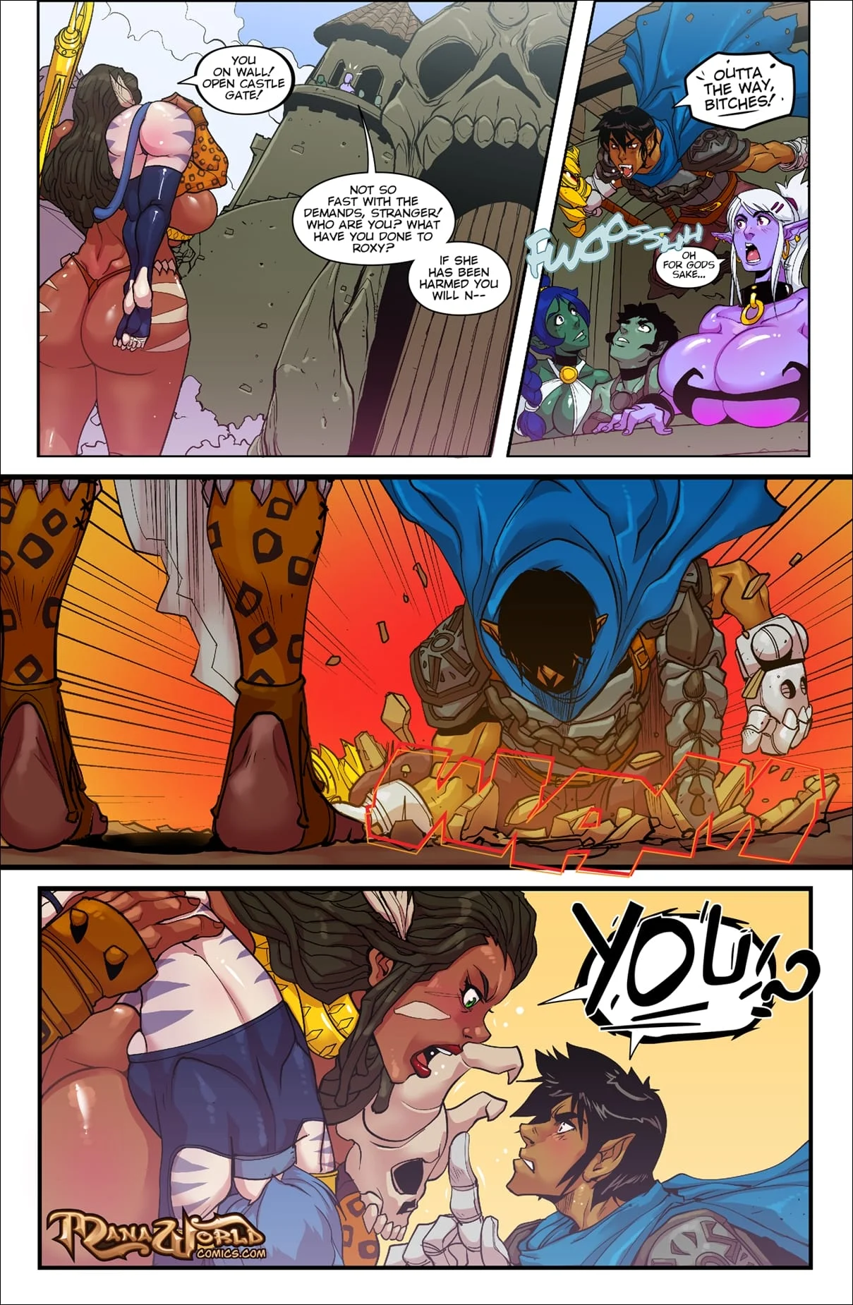 Main Comic Series [Mana World] 21 . Unexpected Guests - Chapter 21 [Mana World] – page 3