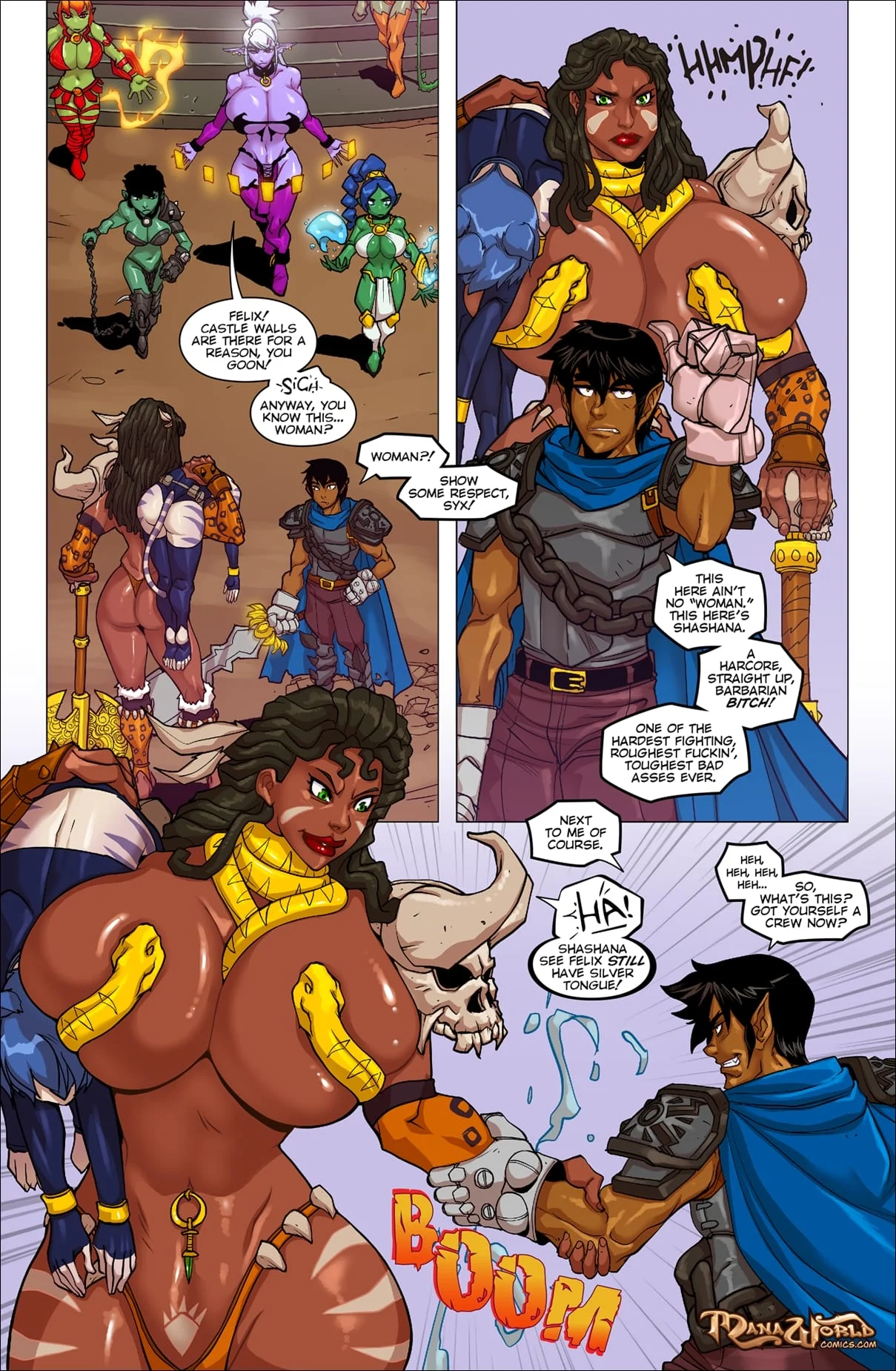 Main Comic Series [Mana World] 21 . Unexpected Guests - Chapter 21 [Mana World] – page 4