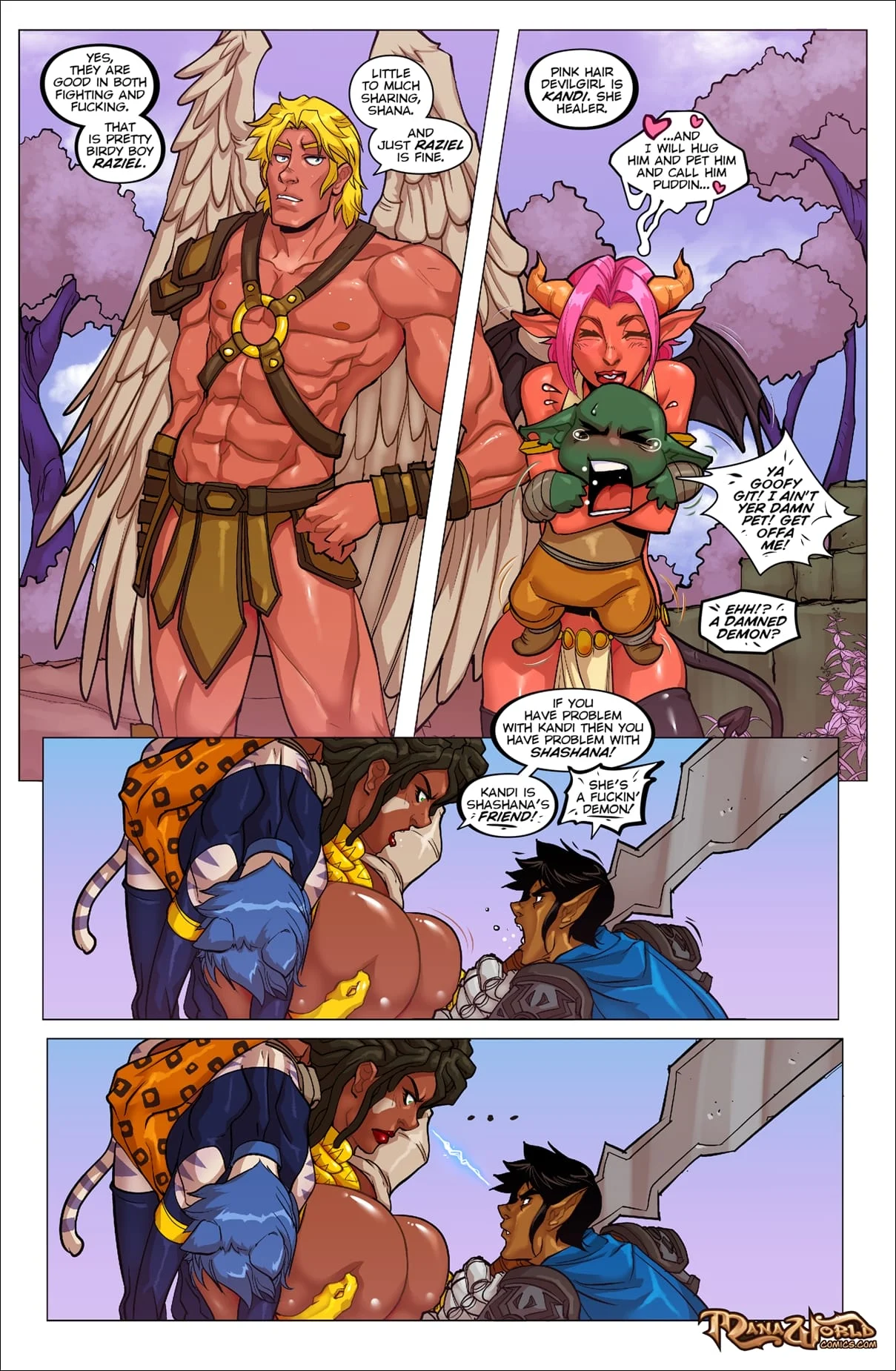 Main Comic Series [Mana World] 21 . Unexpected Guests - Chapter 21 [Mana World] – page 5
