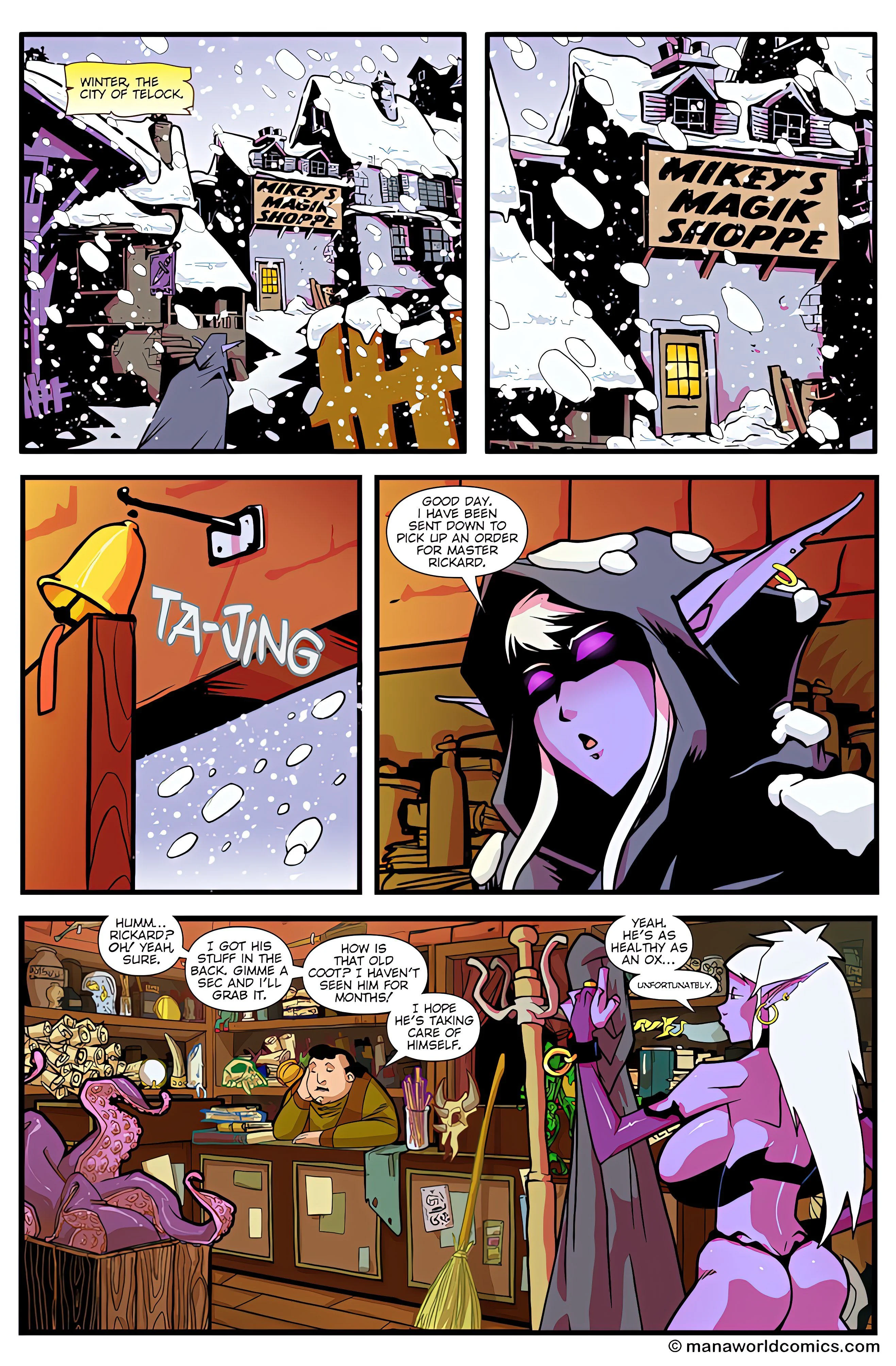 Main Comic Series [Mana World] 2 . Mikey's Magic Shop - Chapter 2 [Mana World] – page 3