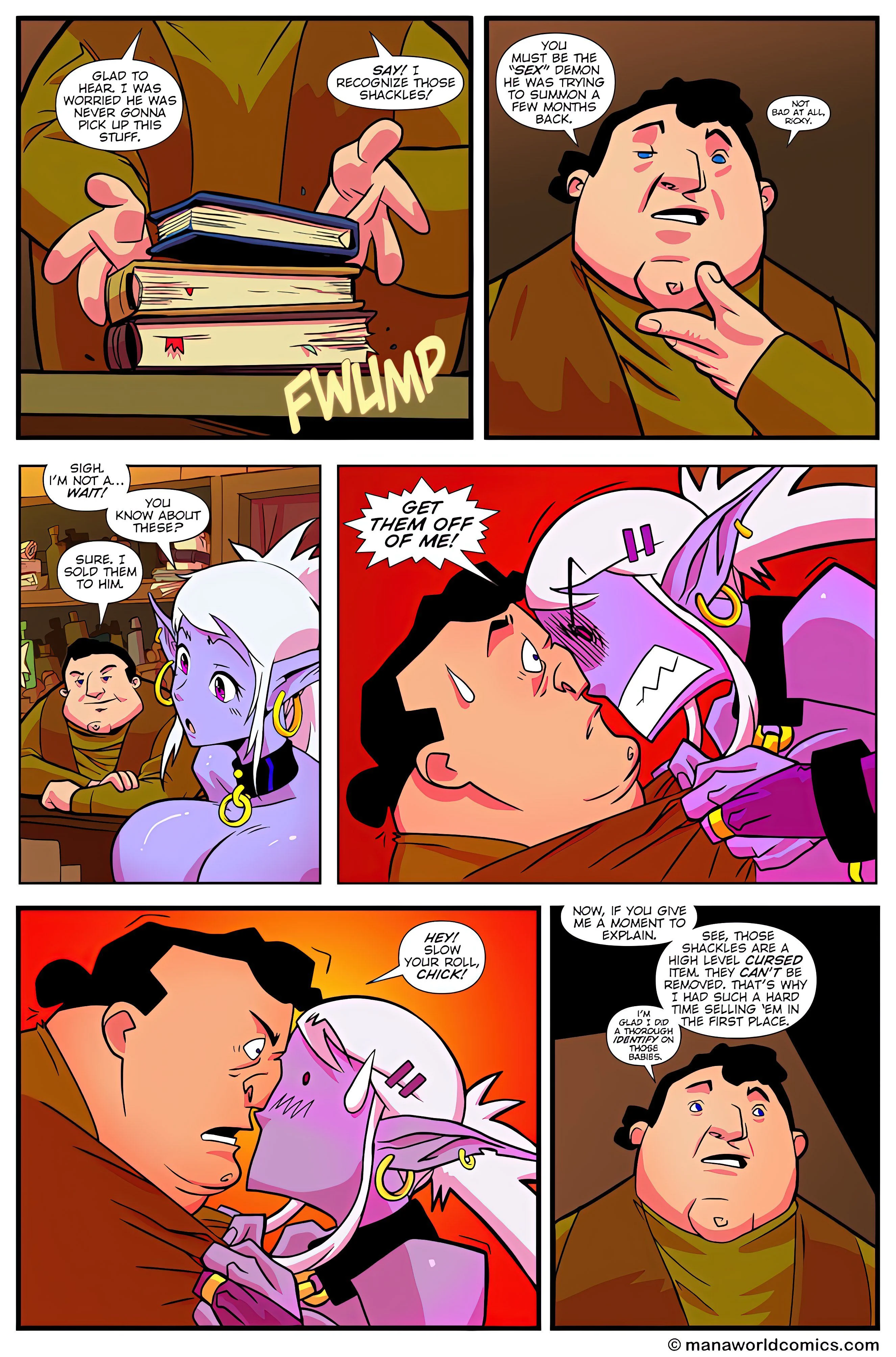 Main Comic Series [Mana World] 2 . Mikey's Magic Shop - Chapter 2 [Mana World] – page 4