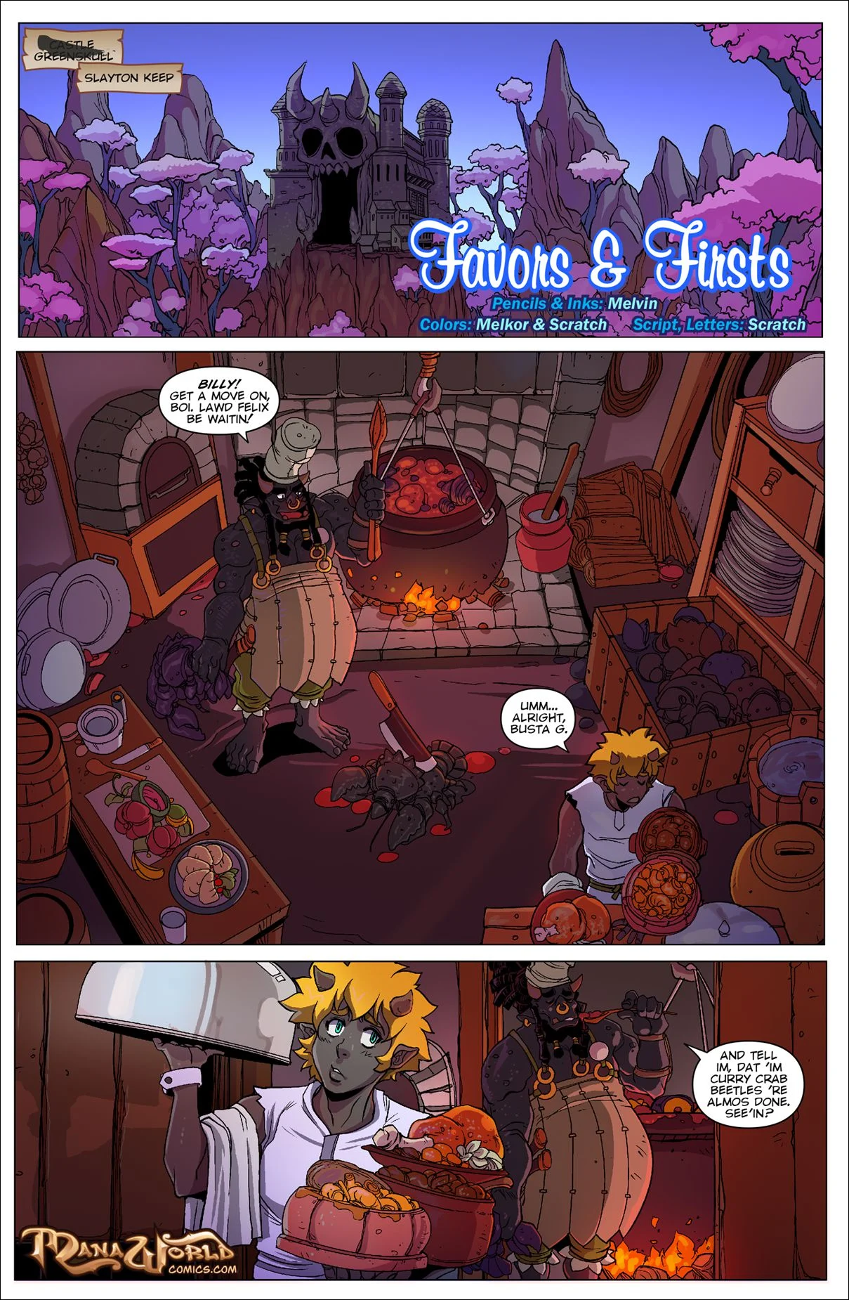 Main Comic Series [Mana World] 20 . Favors And Firsts - Chapter 20 [Mana World] – page 1