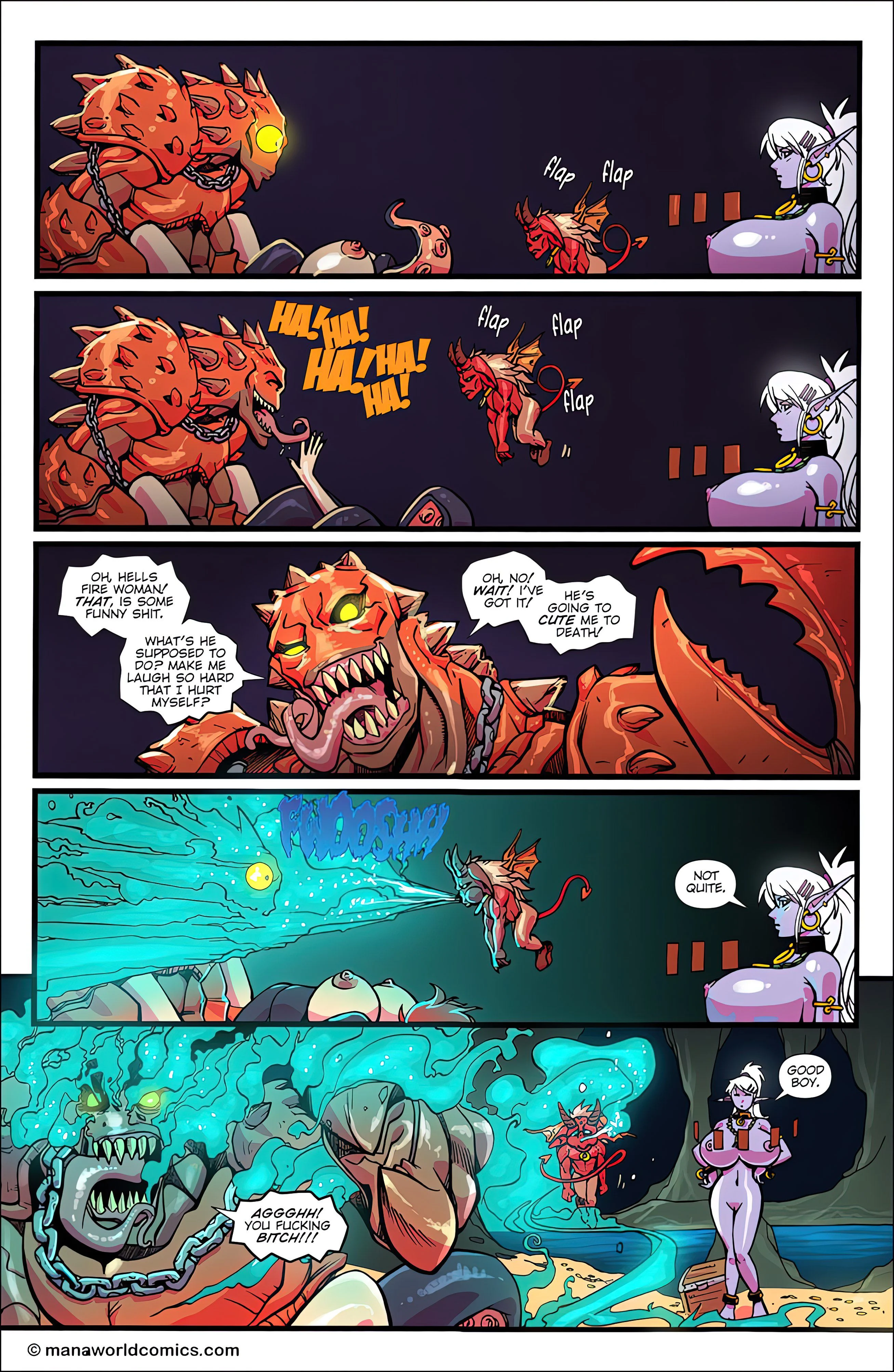 Main Comic Series [Mana World] 11 . Blood In The Water - Chapter 11 [Mana World] – page 13