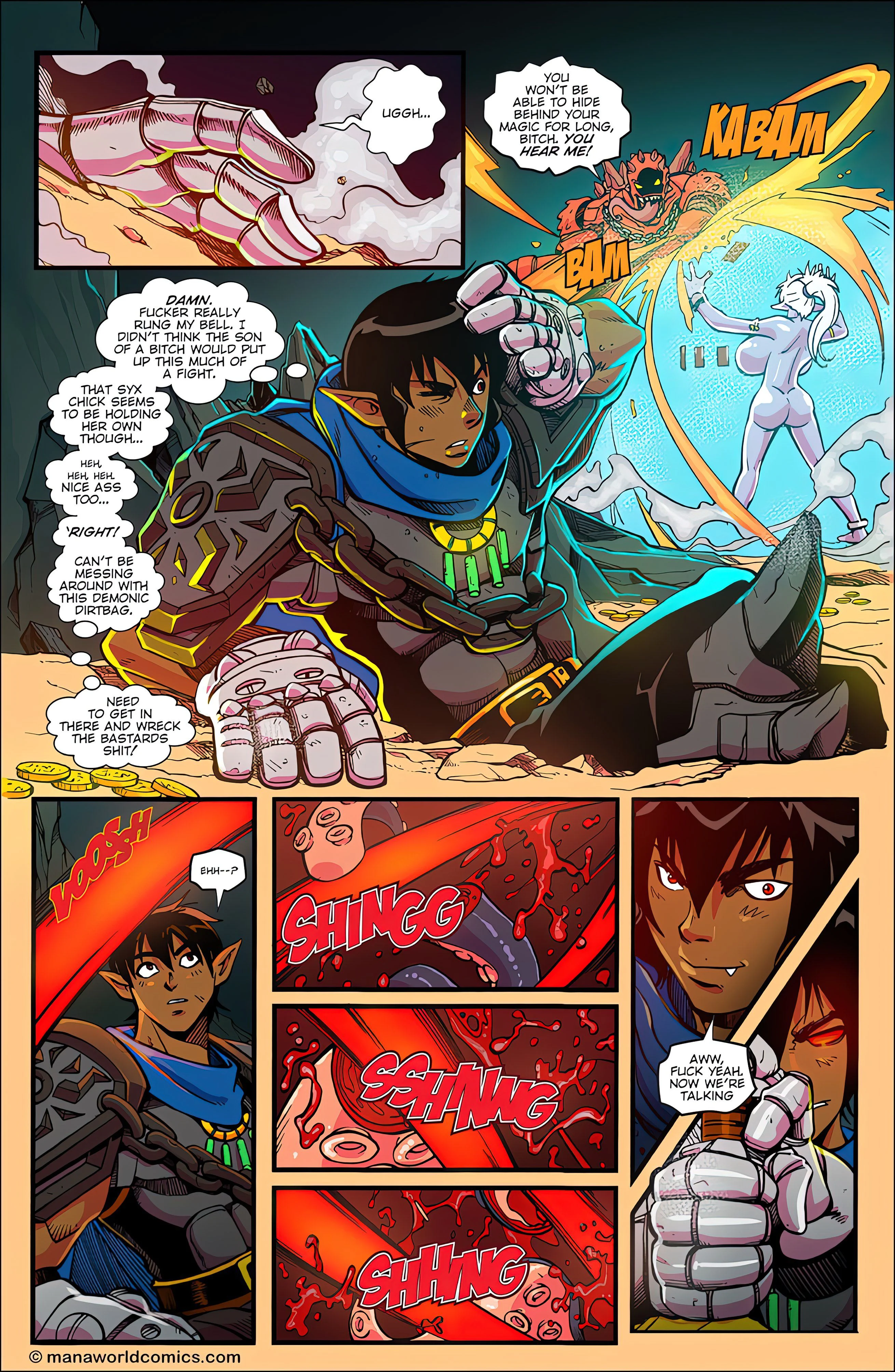 Main Comic Series [Mana World] 11 . Blood In The Water - Chapter 11 [Mana World] – page 15