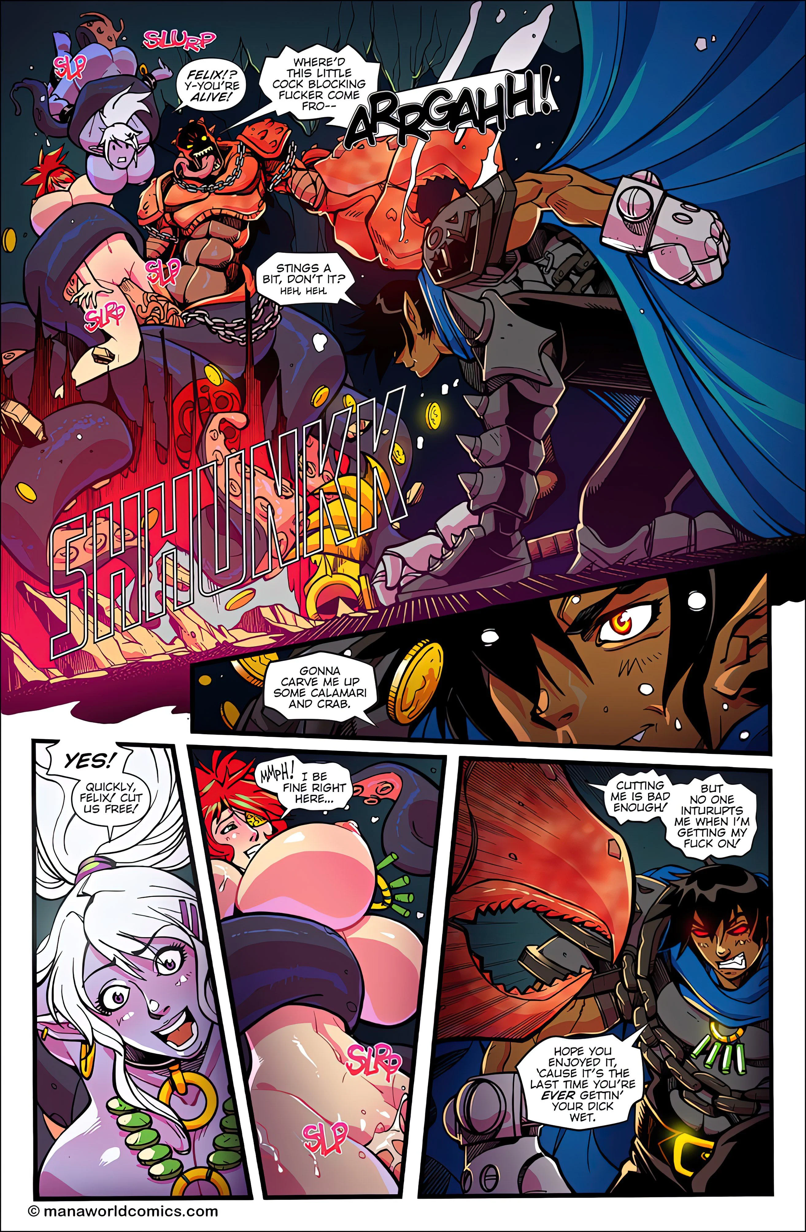 Main Comic Series [Mana World] 11 . Blood In The Water - Chapter 11 [Mana World] – page 4