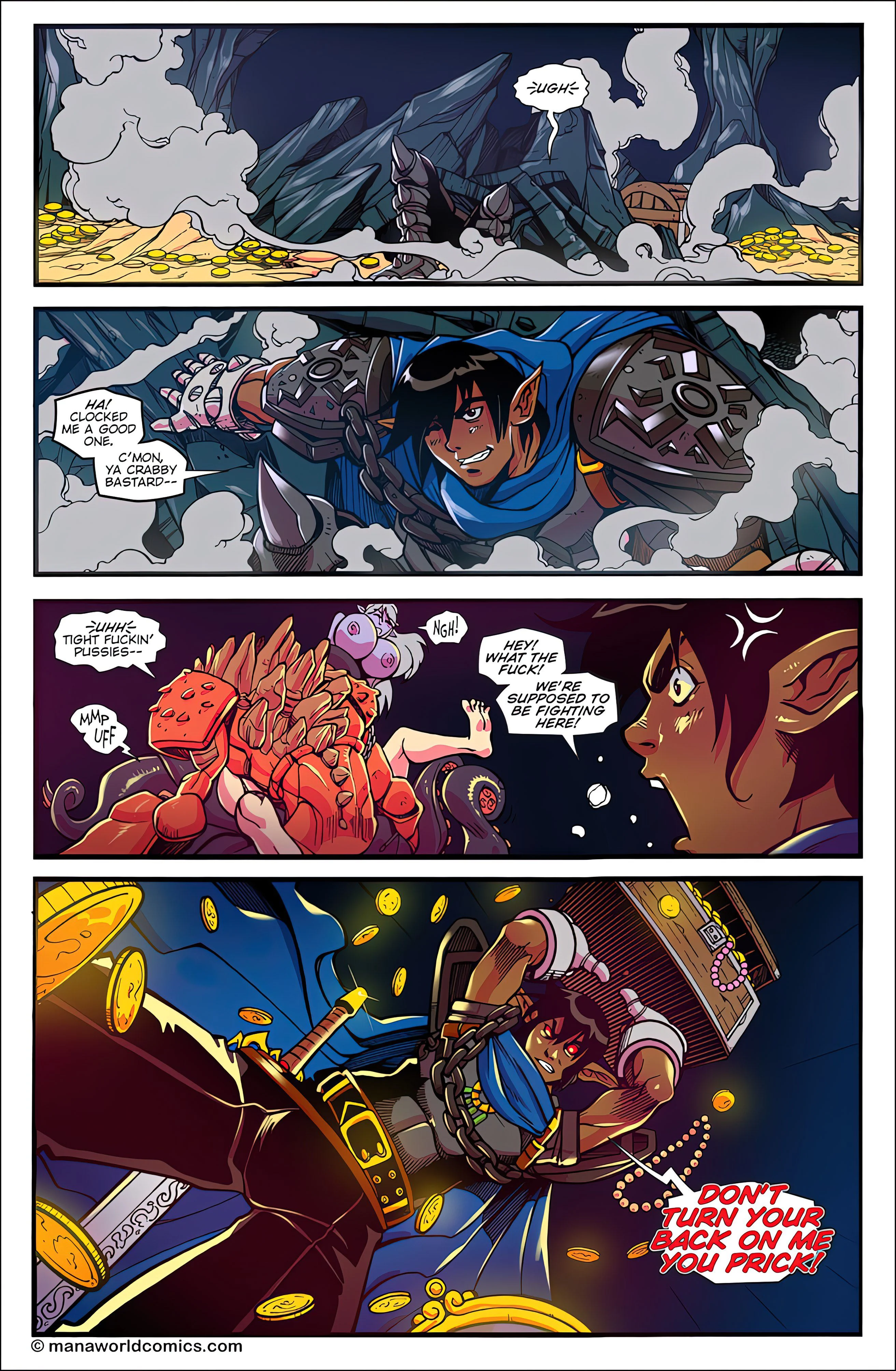 Main Comic Series [Mana World] 11 . Blood In The Water - Chapter 11 [Mana World] – page 6