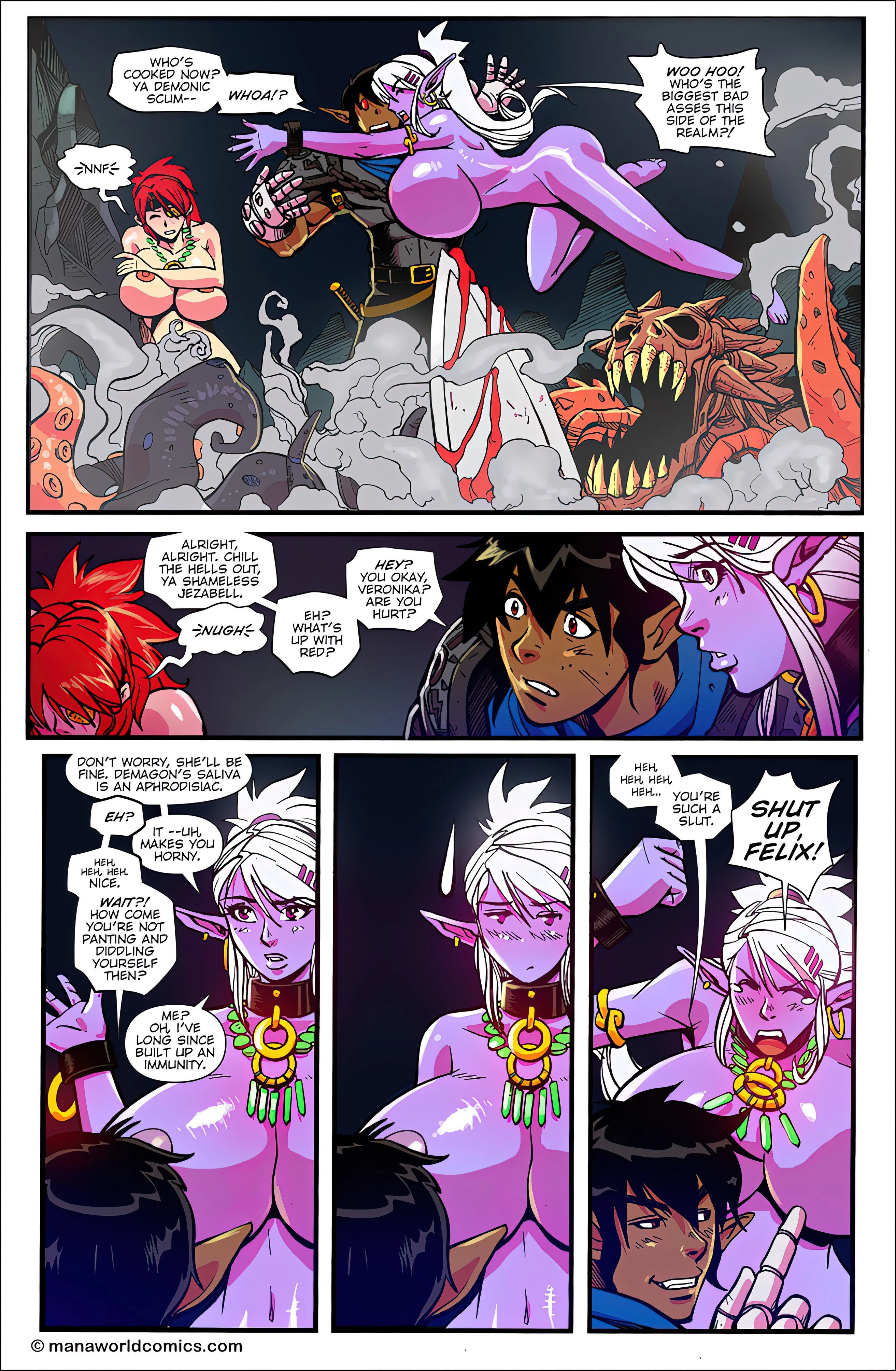 Main Comic Series [Mana World] 12 . In The Red - Chapter 12 [Mana World] – page 10