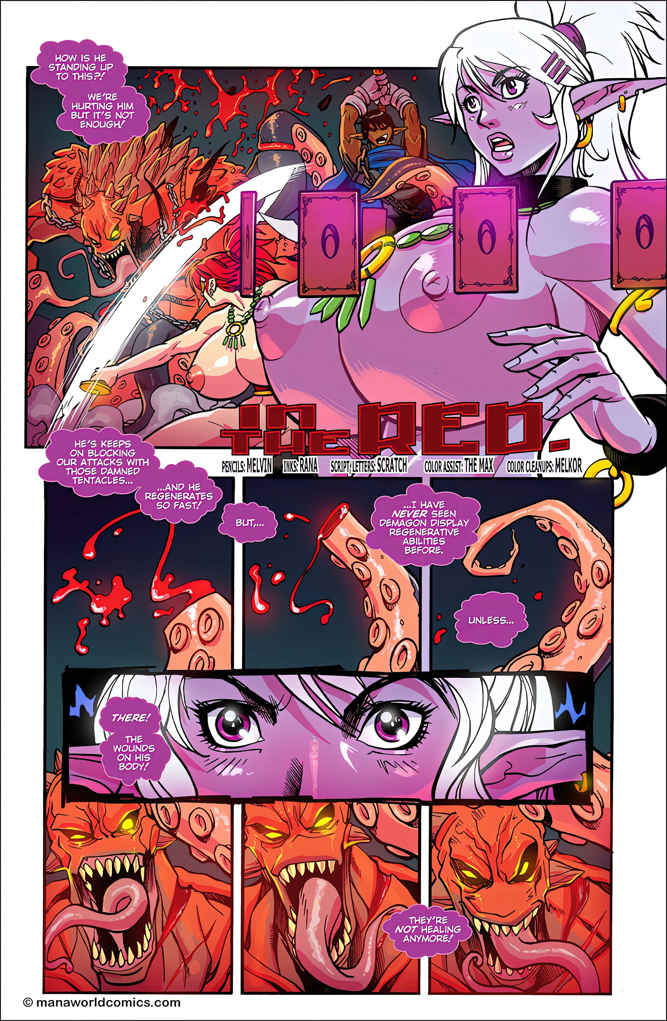 Main Comic Series [Mana World] 12 . In The Red - Chapter 12 [Mana World] – page 3