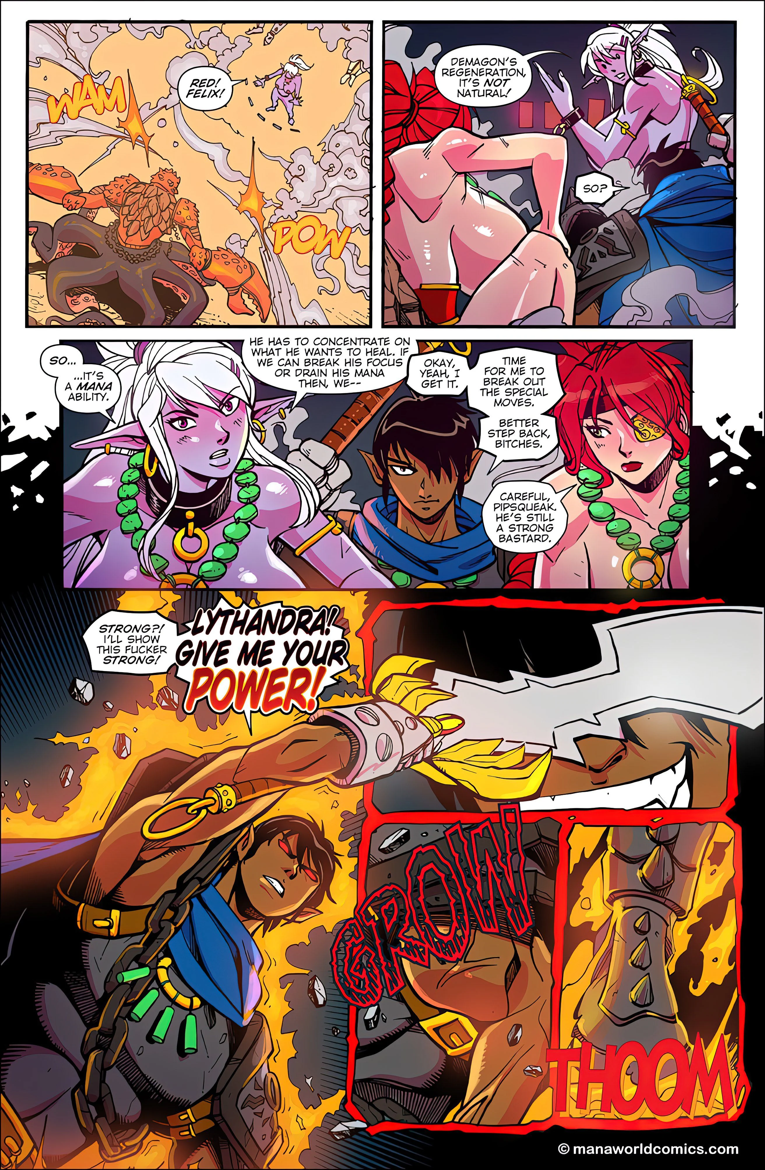 Main Comic Series [Mana World] 12 . In The Red - Chapter 12 [Mana World] – page 4