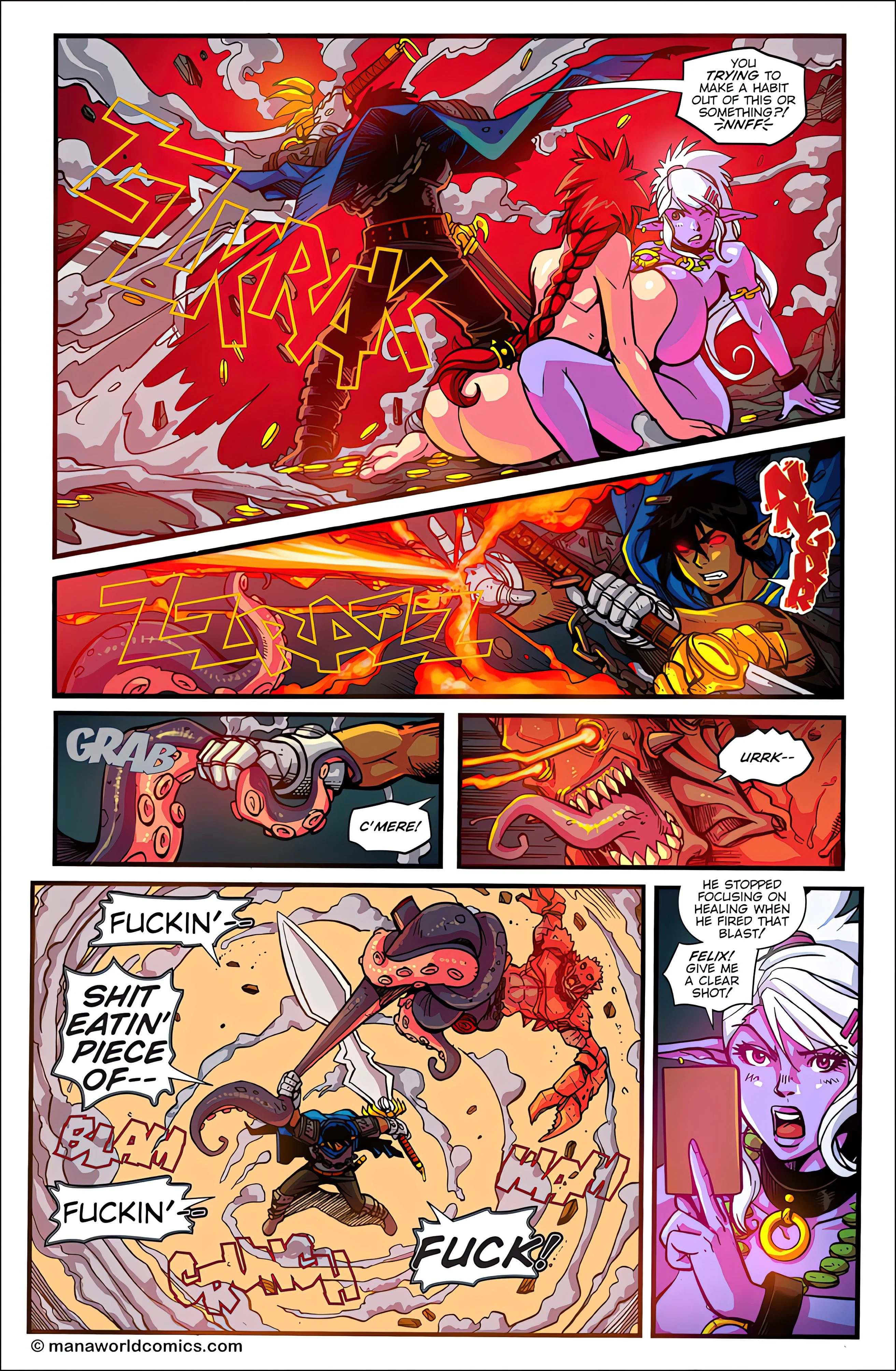 Main Comic Series [Mana World] 12 . In The Red - Chapter 12 [Mana World] – page 8