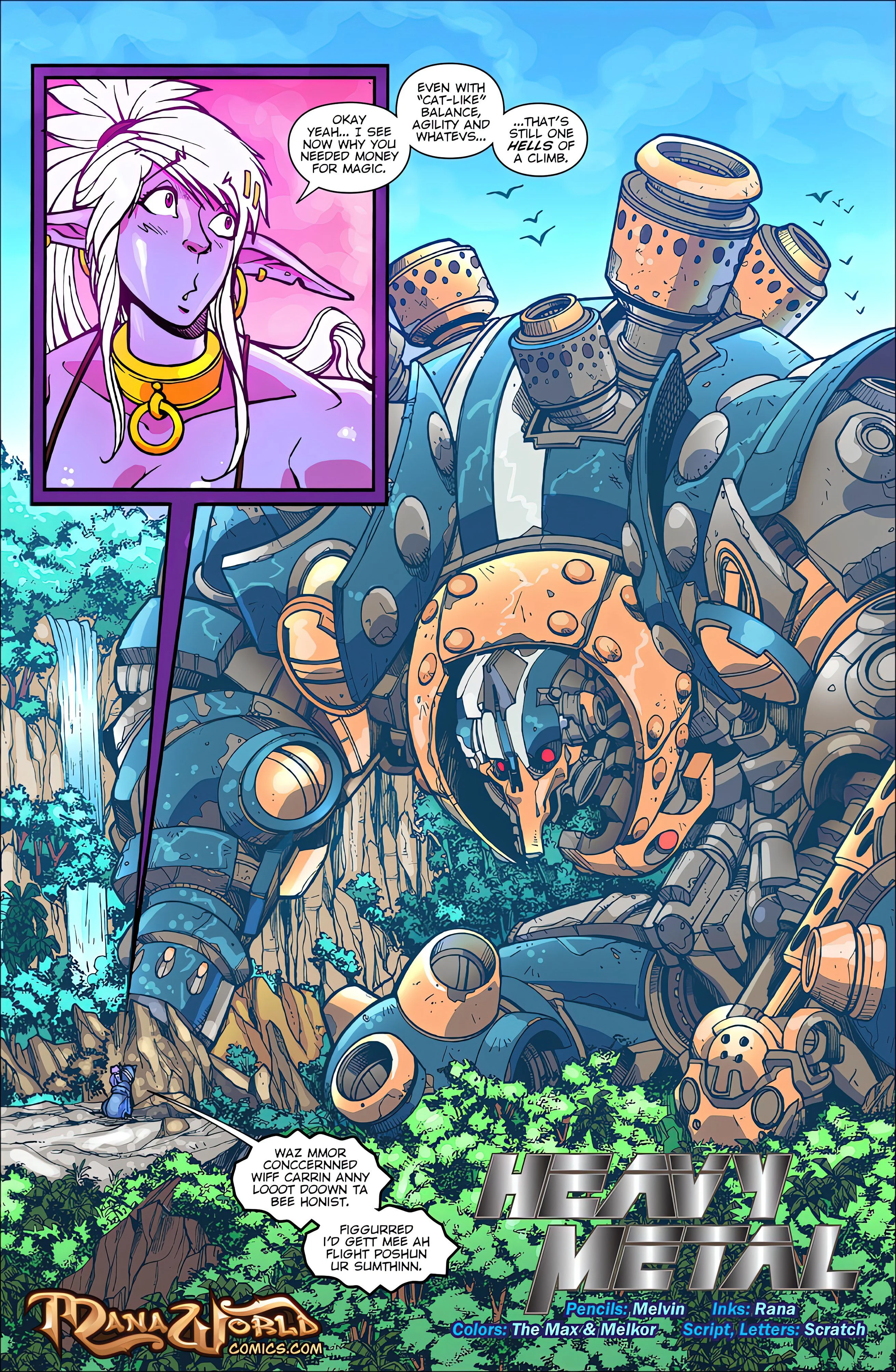 Main Comic Series [Mana World] 16 . Heavy Metal - Chapter 16 [Mana World] – page 3