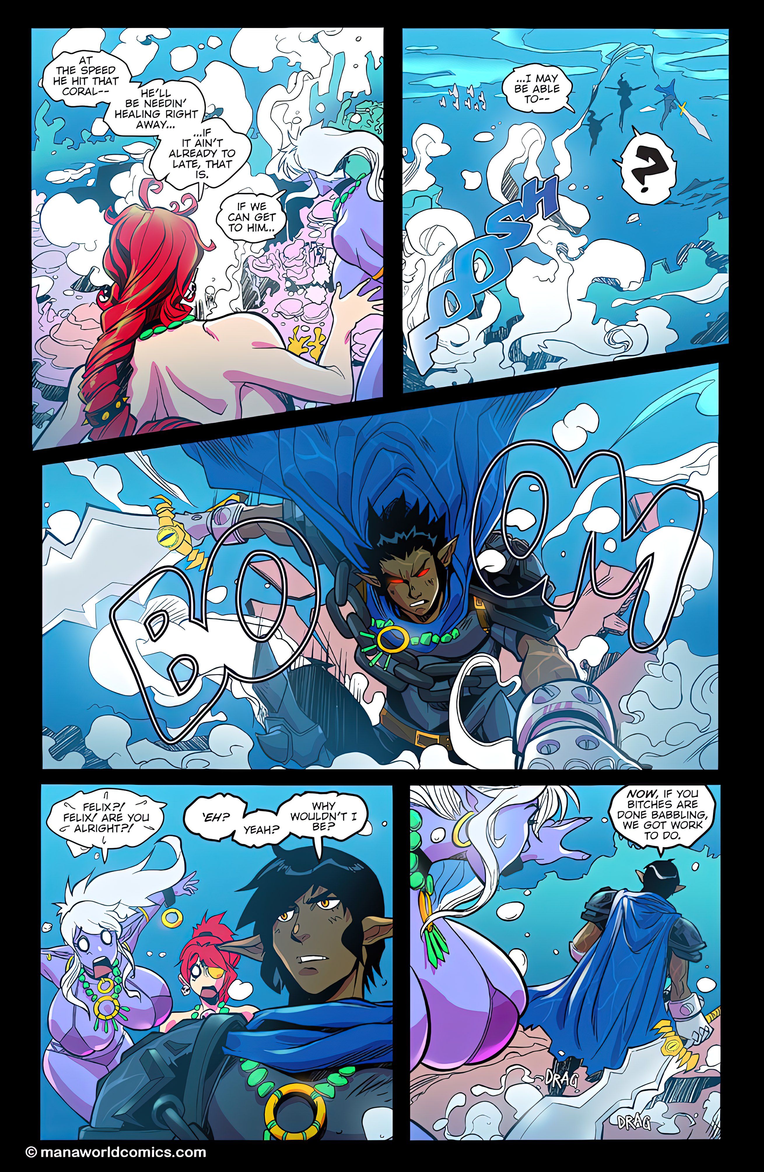 Main Comic Series [Mana World] 9 . Get Wet - Chapter 9 [Mana World] – page 8