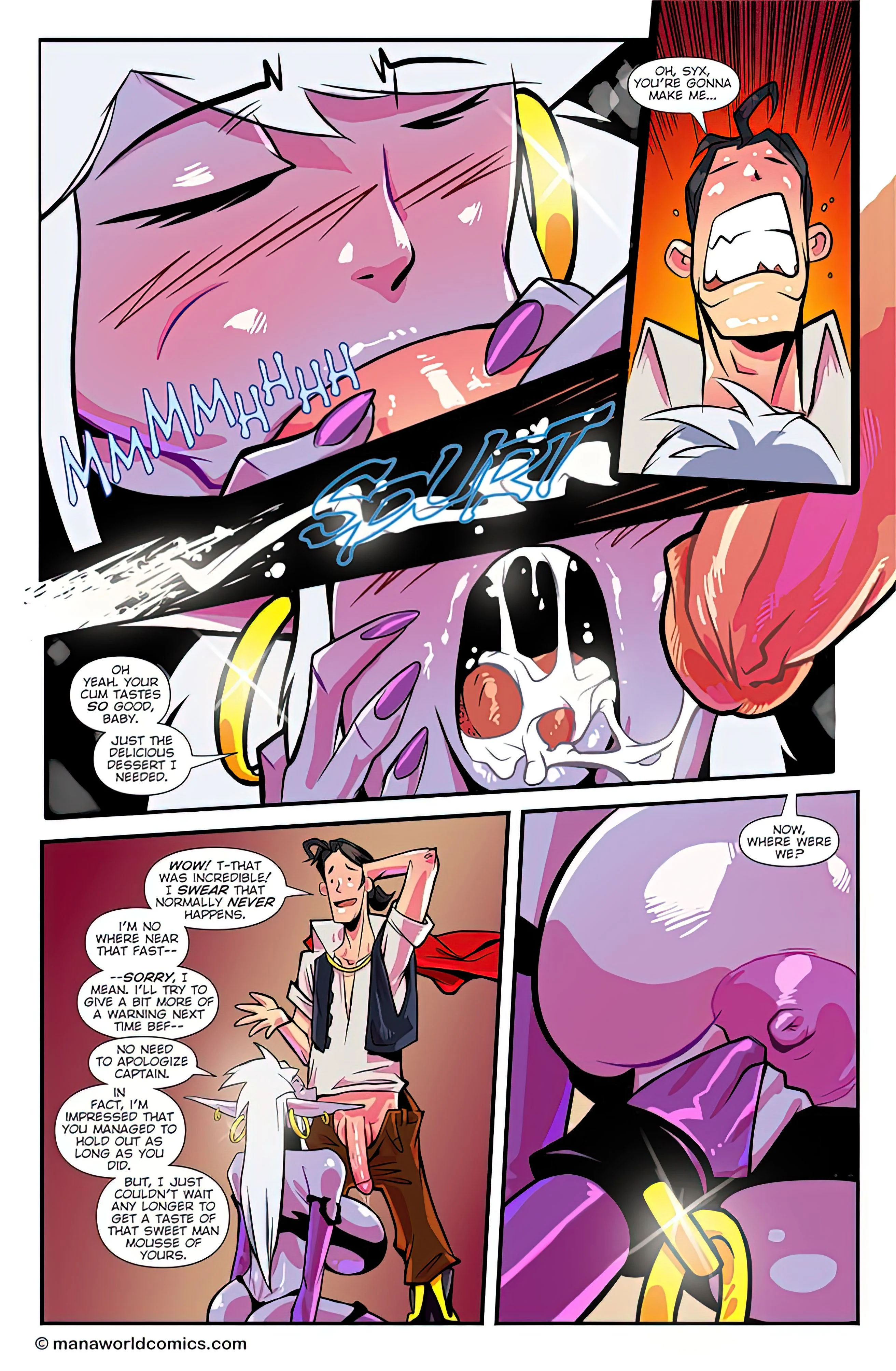 Main Comic Series [Mana World] 5 . Cum Aboard - Chapter 5 [Mana World] – page 11