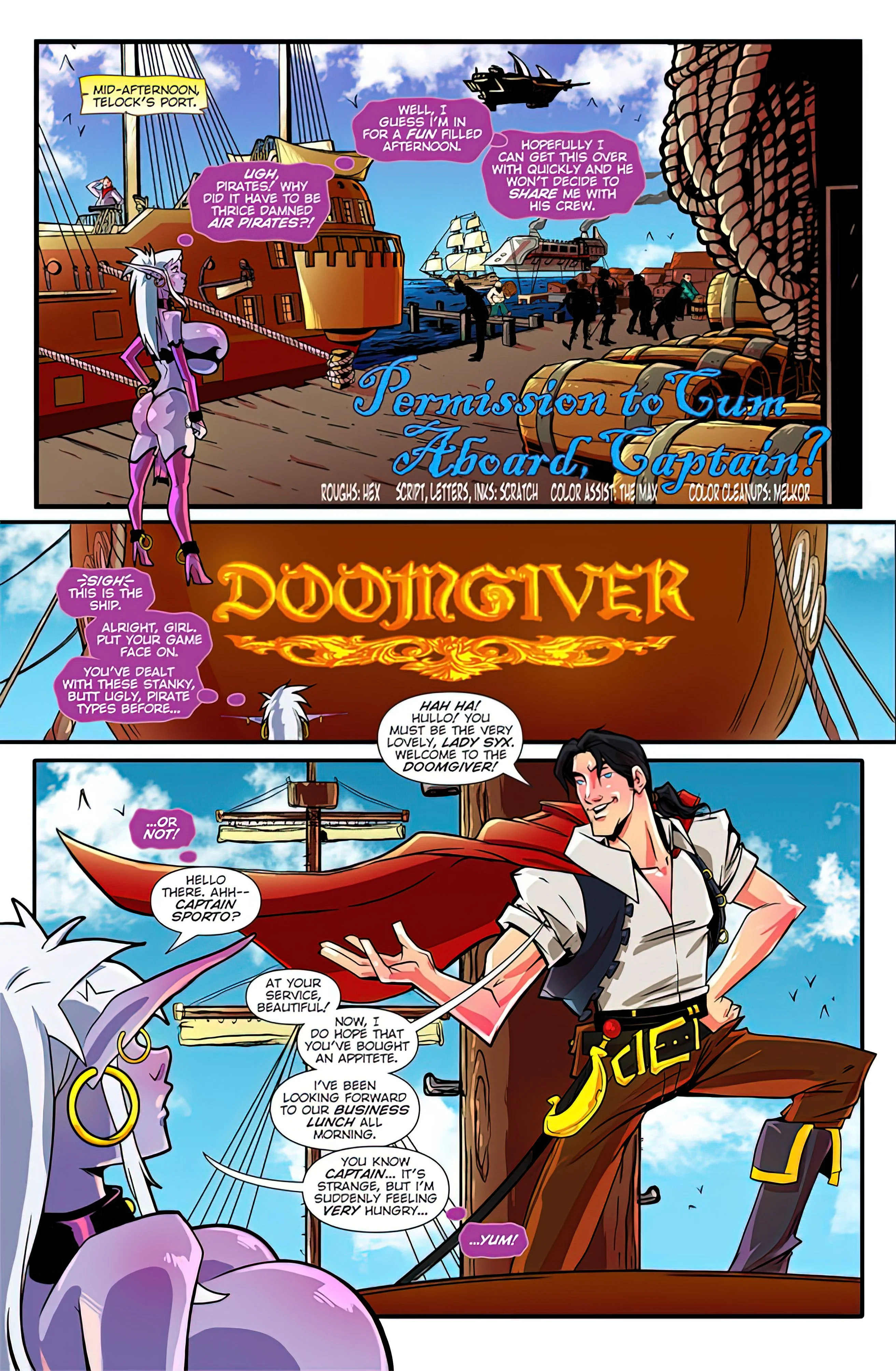 Main Comic Series [Mana World] 5 . Cum Aboard - Chapter 5 [Mana World] – page 3