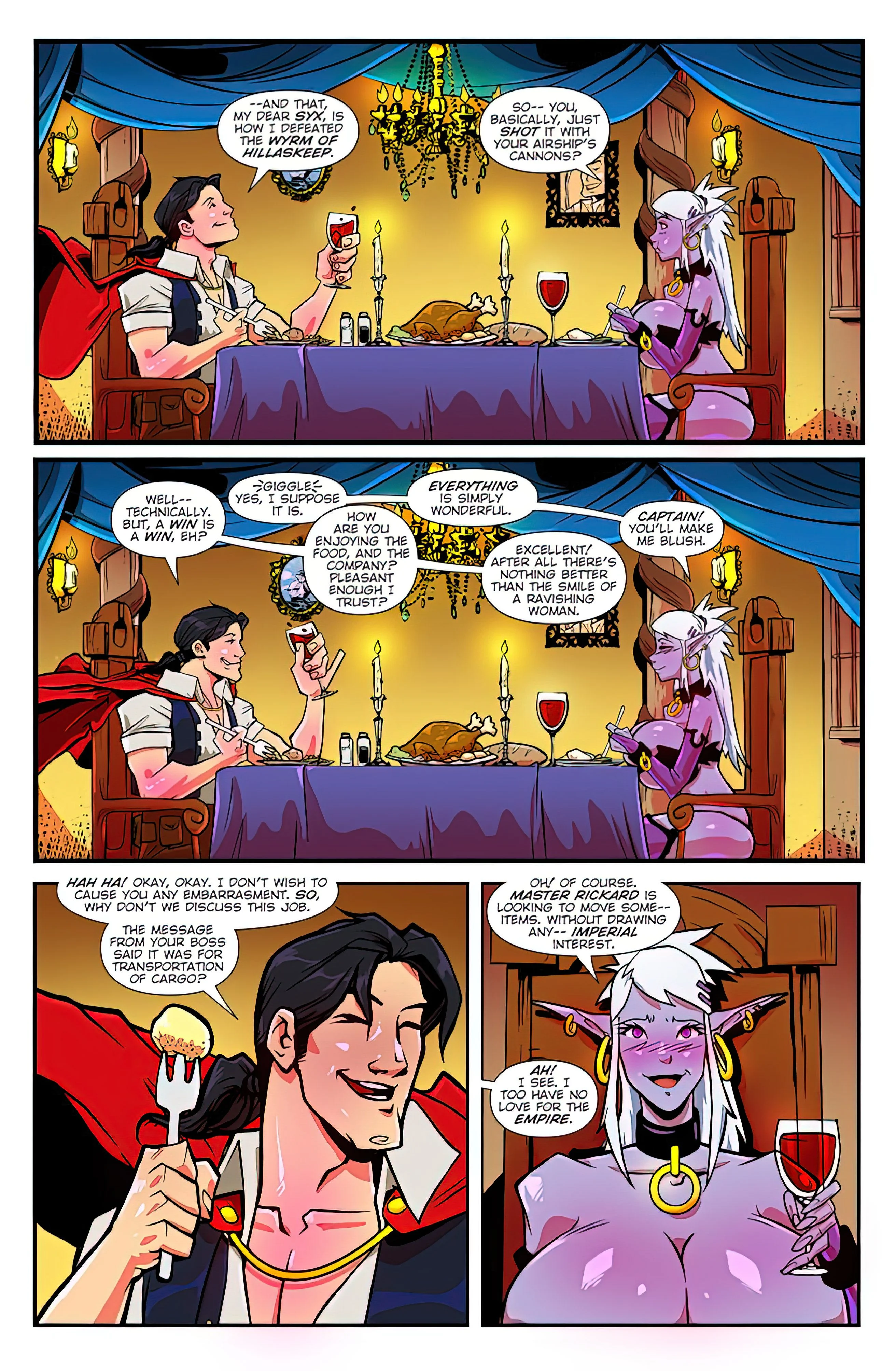 Main Comic Series [Mana World] 5 . Cum Aboard - Chapter 5 [Mana World] – page 4