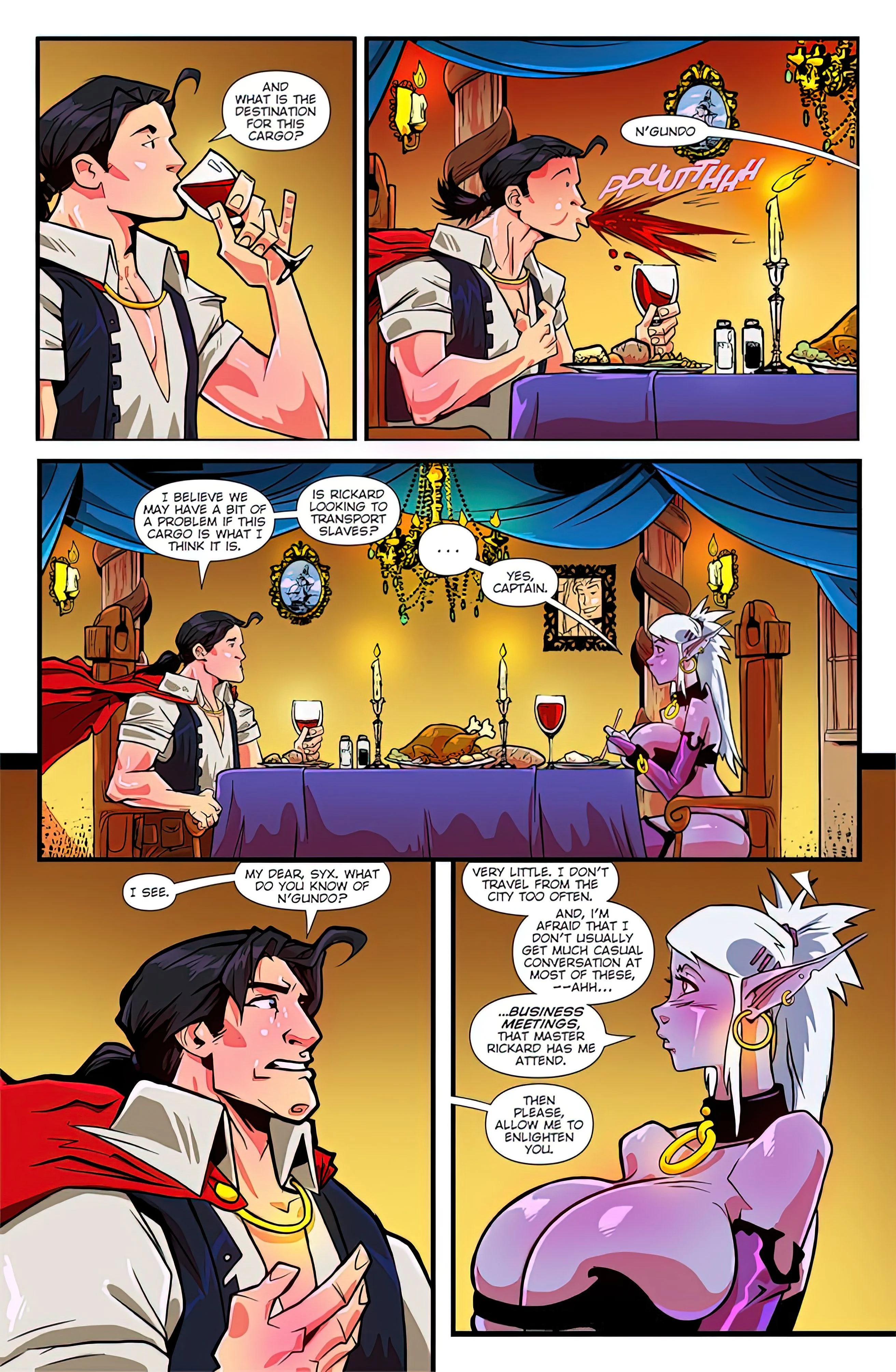Main Comic Series [Mana World] 5 . Cum Aboard - Chapter 5 [Mana World] – page 5