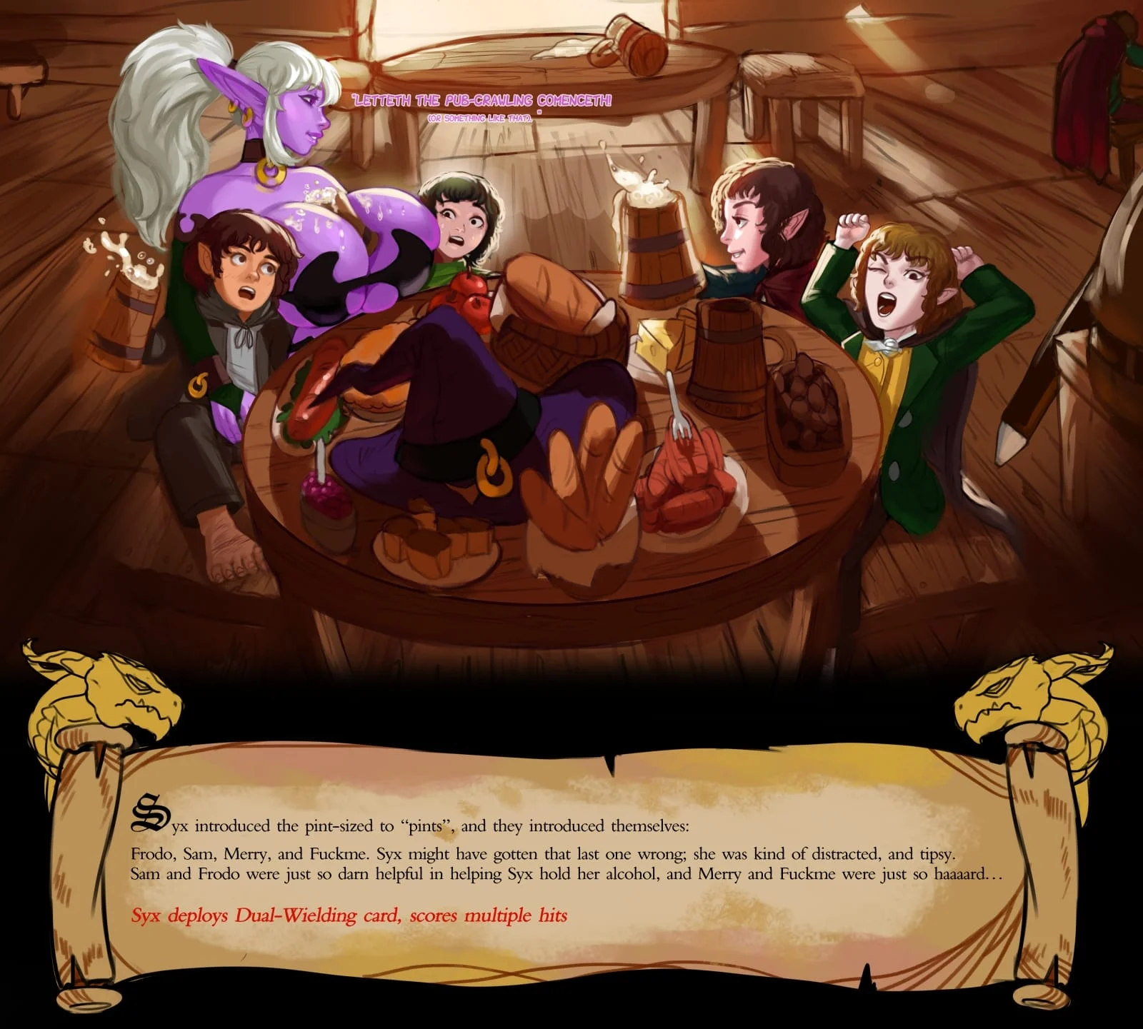 Whore of the Rings (The Lord Of The Rings) [Mana World] 1 . Whore of the Rings - Chapter 1 [Mana World] – page 4