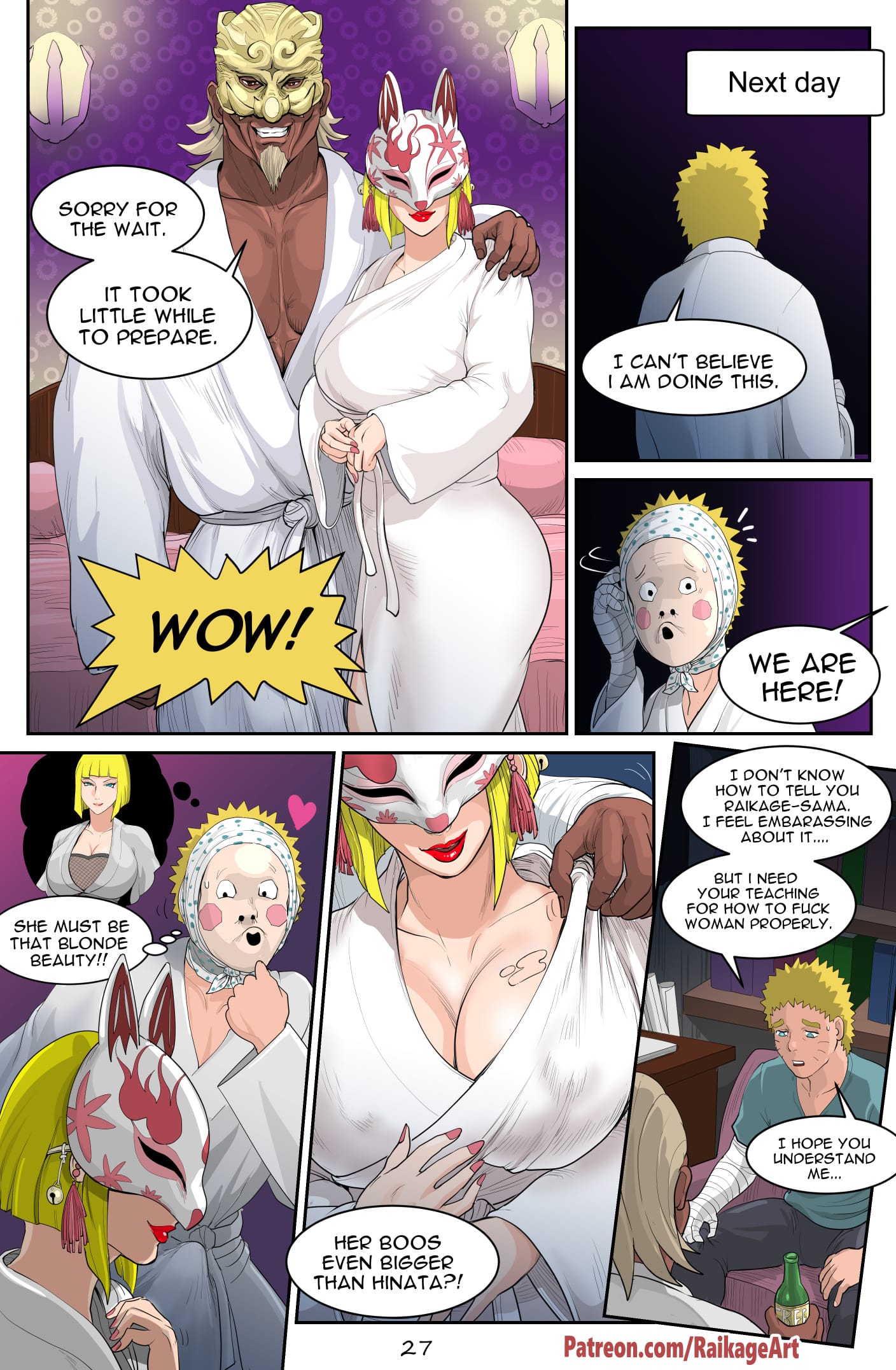 Affair Hidden In The Leaves (Naruto) [RaikageArt | Sichan] 2 . Affair Hidden In The Leaves - Chapter 2 (Naruto) [RaikageArt | Sichan] – page 28