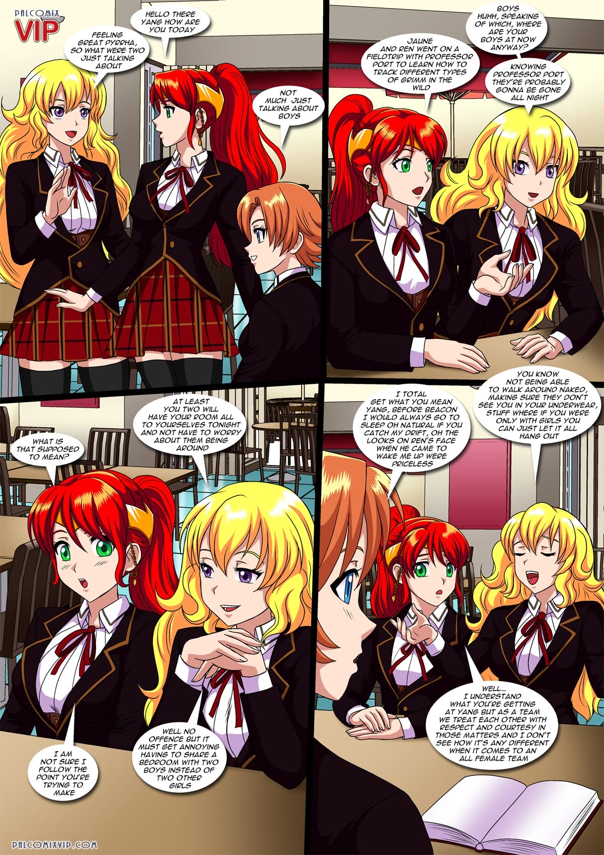 Girls Only Slumber Party (RWBY) [Palcomix] 1 . Girls Only Slumber Party - Chapter 1 (RWBY) [Palcomix] – page 3