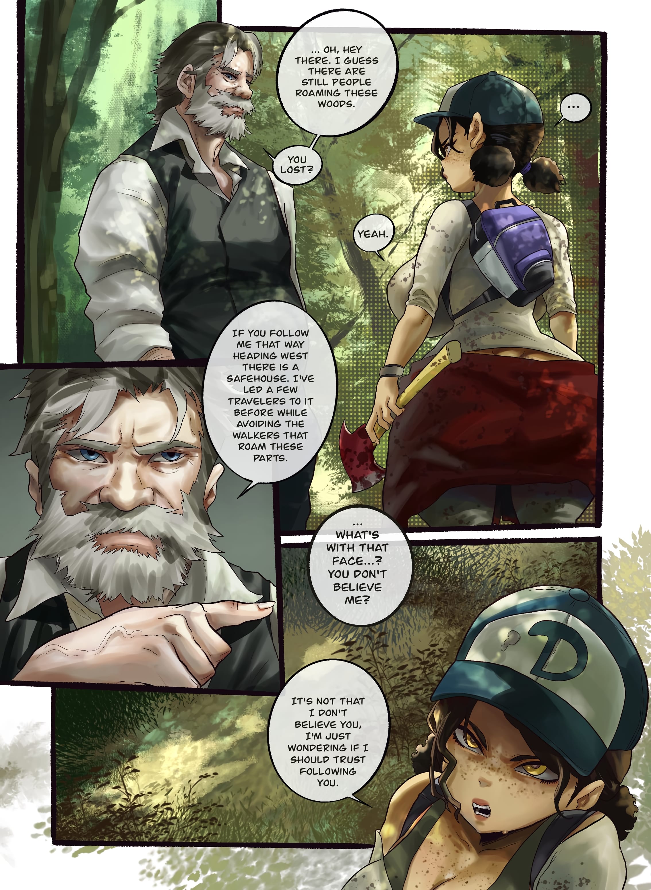 Dying Trust (The Walking Dead) [Noblood] 1 . Dying Trust - Chapter 1 (The Walking Dead) [Noblood] – page 2