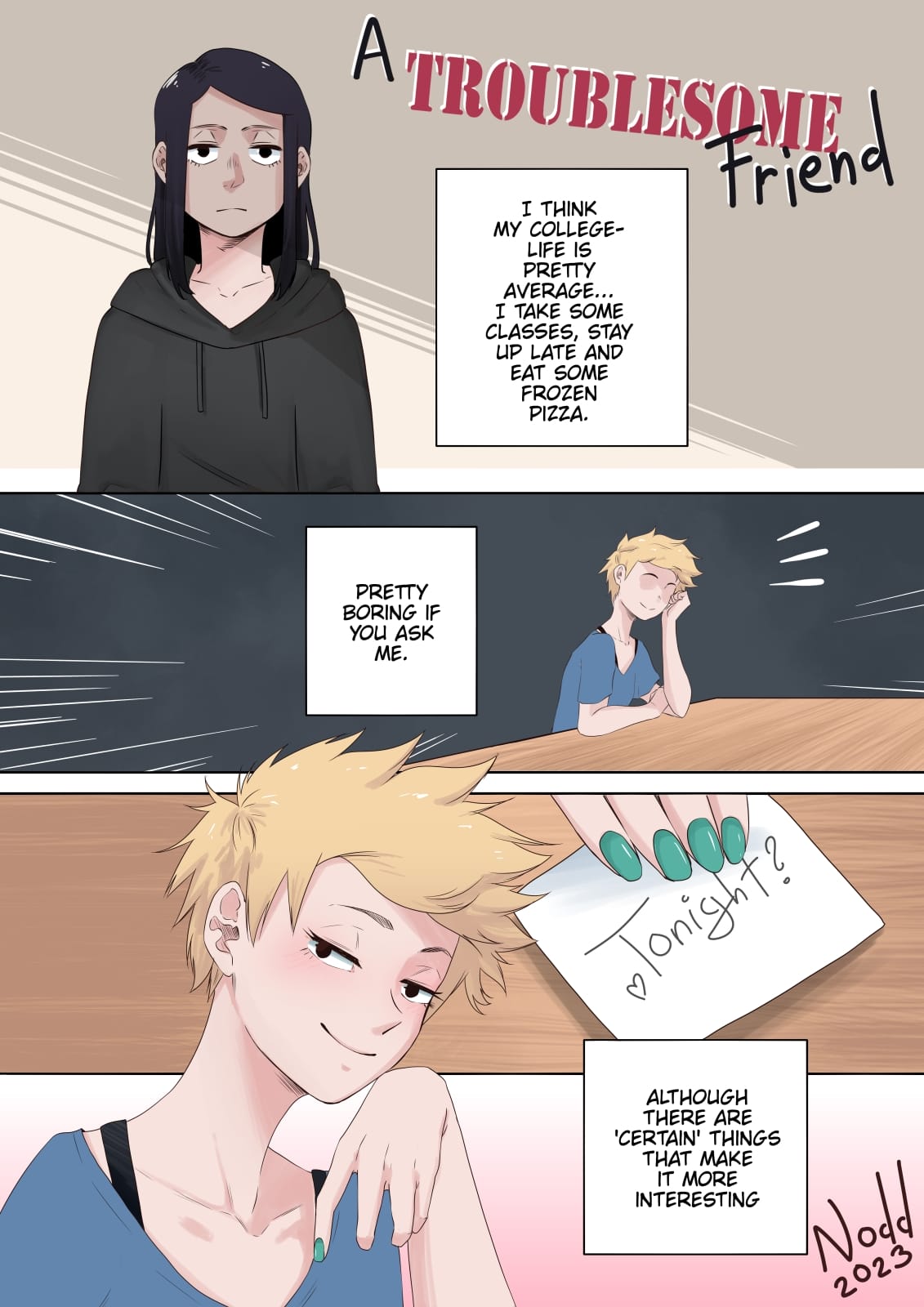 A Troublesome Friend [Noddarts] 1 . A Troublesome Friend - Chapter 1 [Noddarts] – page 1