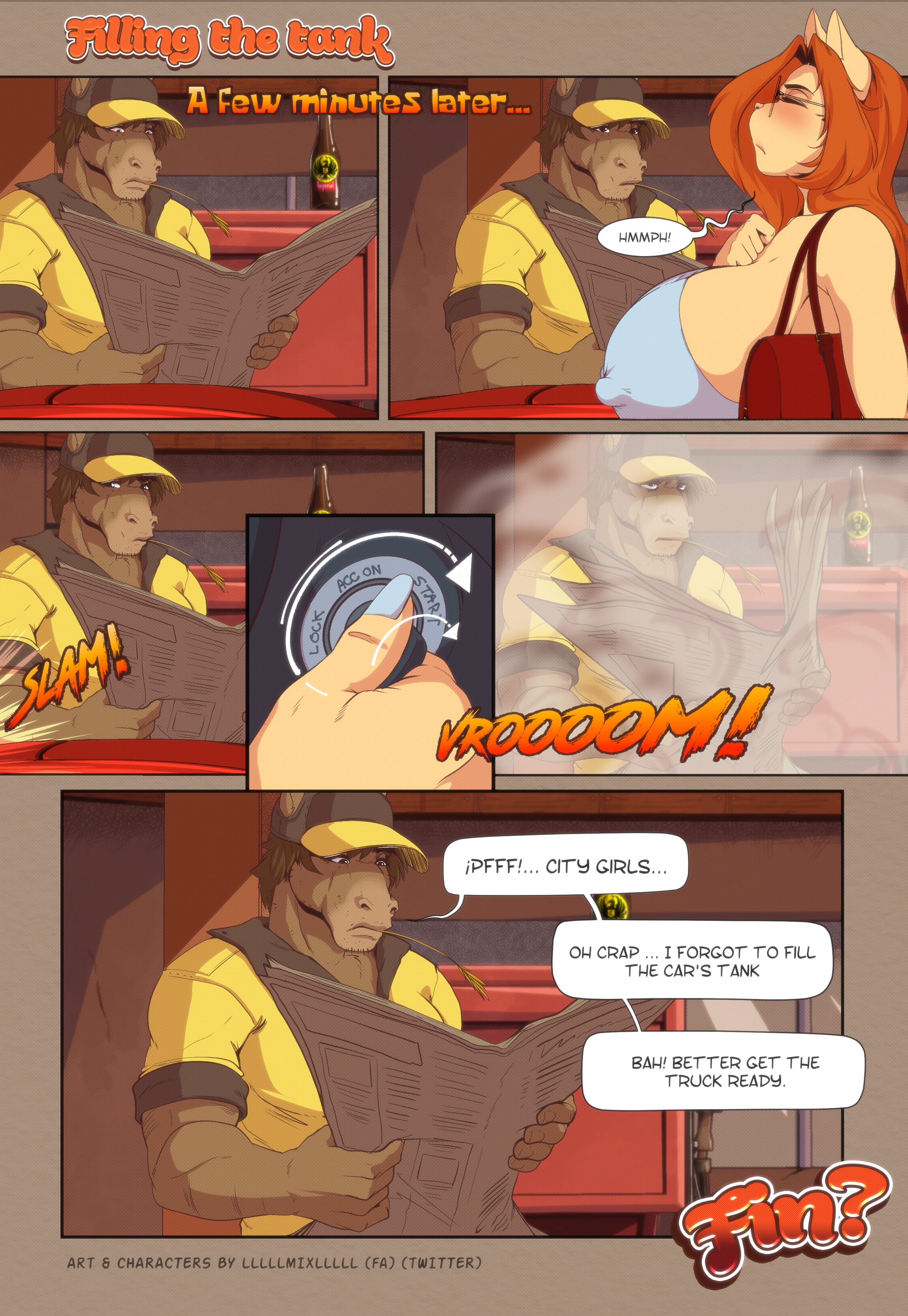 Filling The Tank [Galactic michi | llmixll] 1 . Filling The Tank - Chapter 1 [Galactic michi | llmixll] – page 13